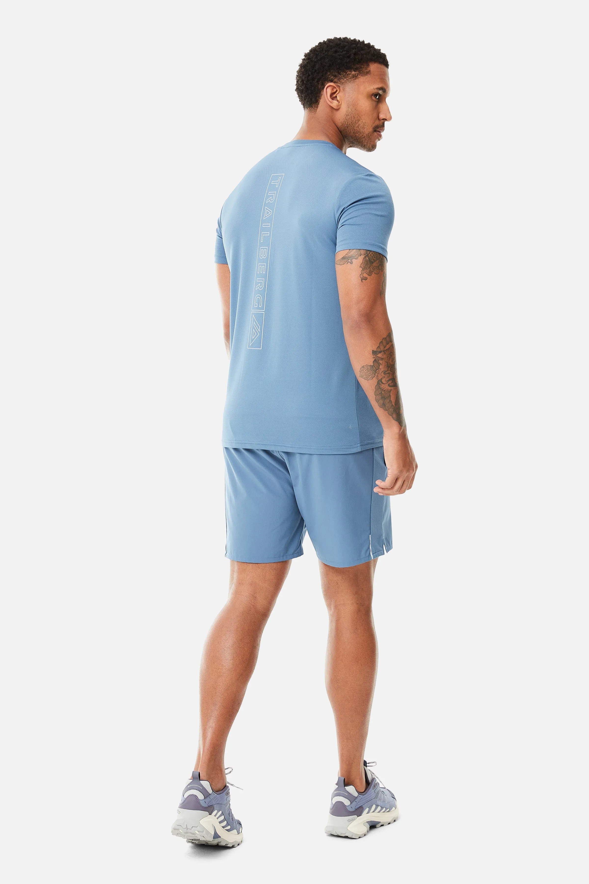 Crest Tee - Astra Blue sold by Trailberg product image thumbnail 4