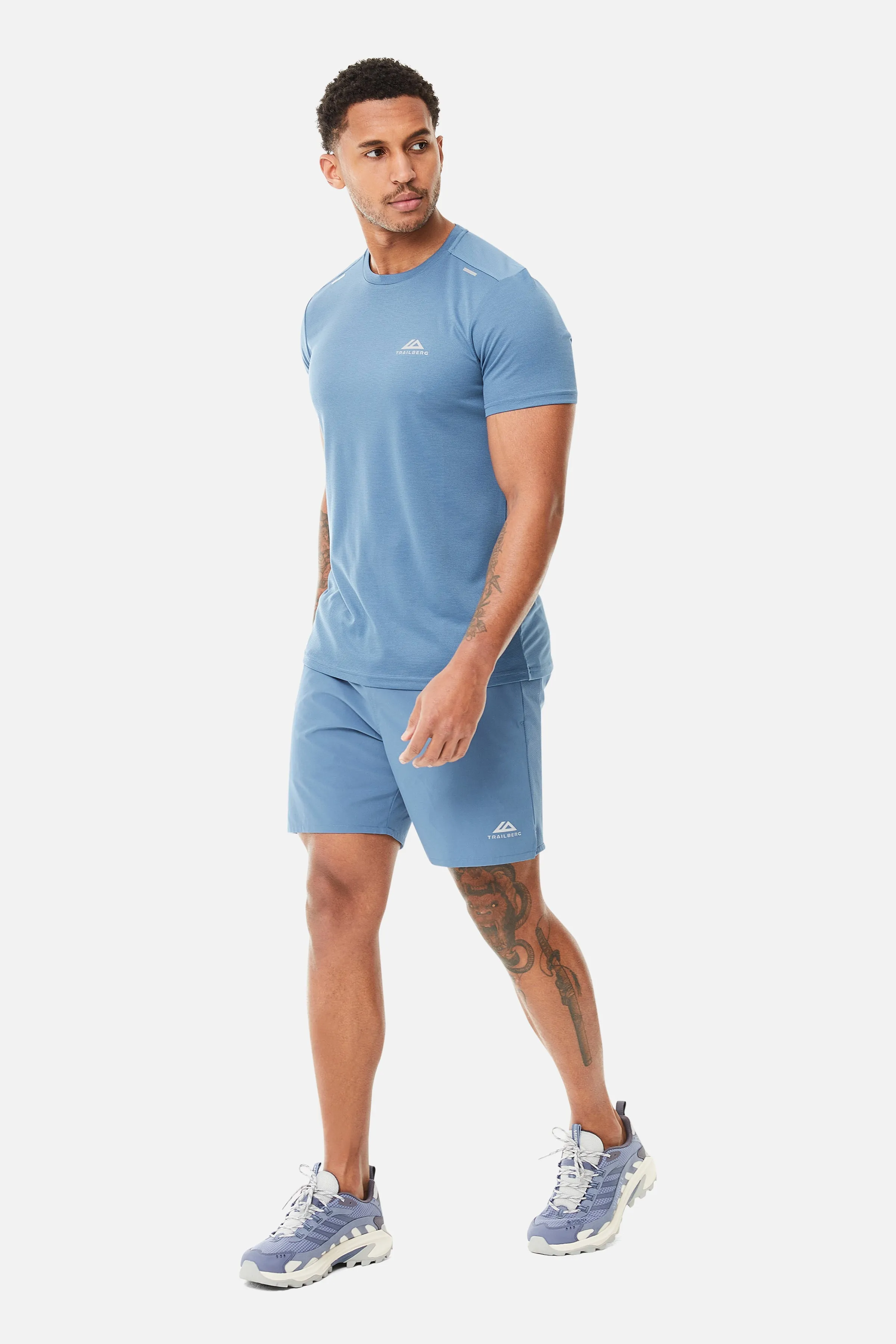 Crest Tee - Astra Blue sold by Trailberg product image thumbnail 3