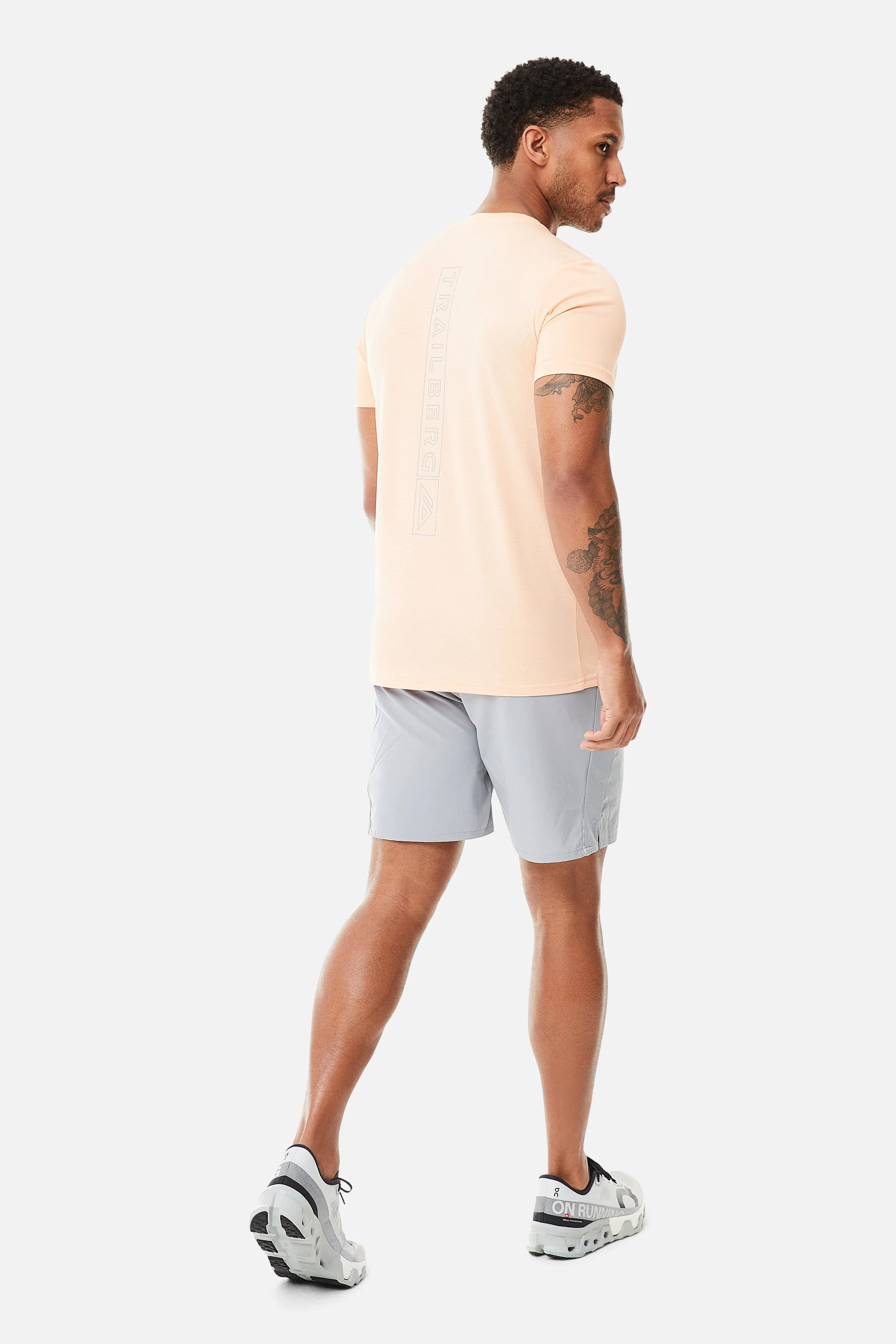 Crest Tee - Peach Nectar sold by Trailberg product image thumbnail 4