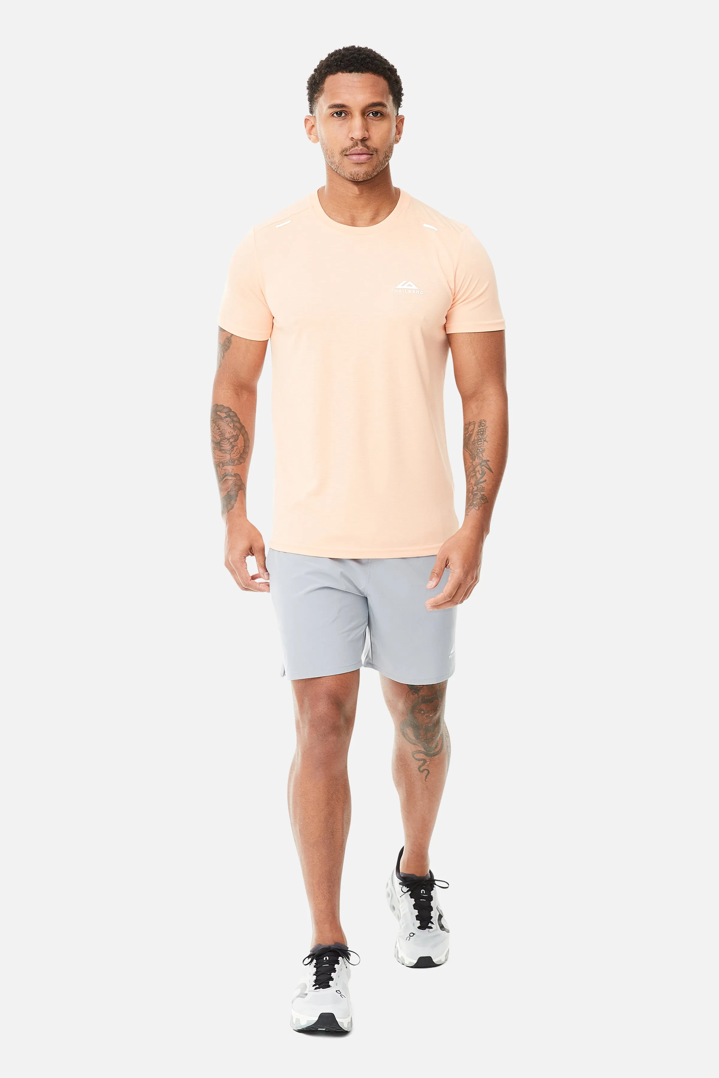 Crest Tee - Peach Nectar sold by Trailberg product image thumbnail 5
