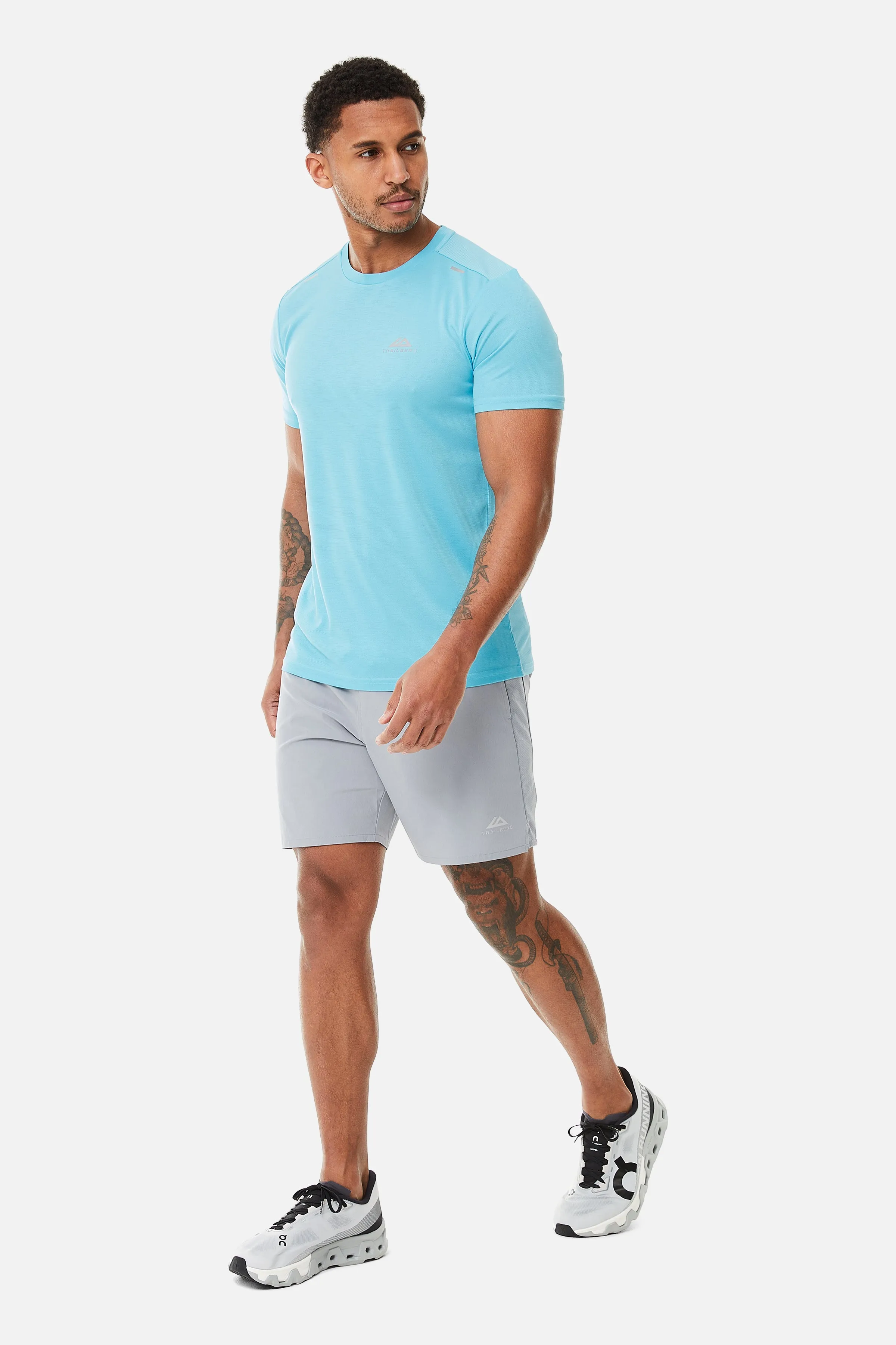 Crest Tee - Electric Azure sold by Trailberg product image thumbnail 3