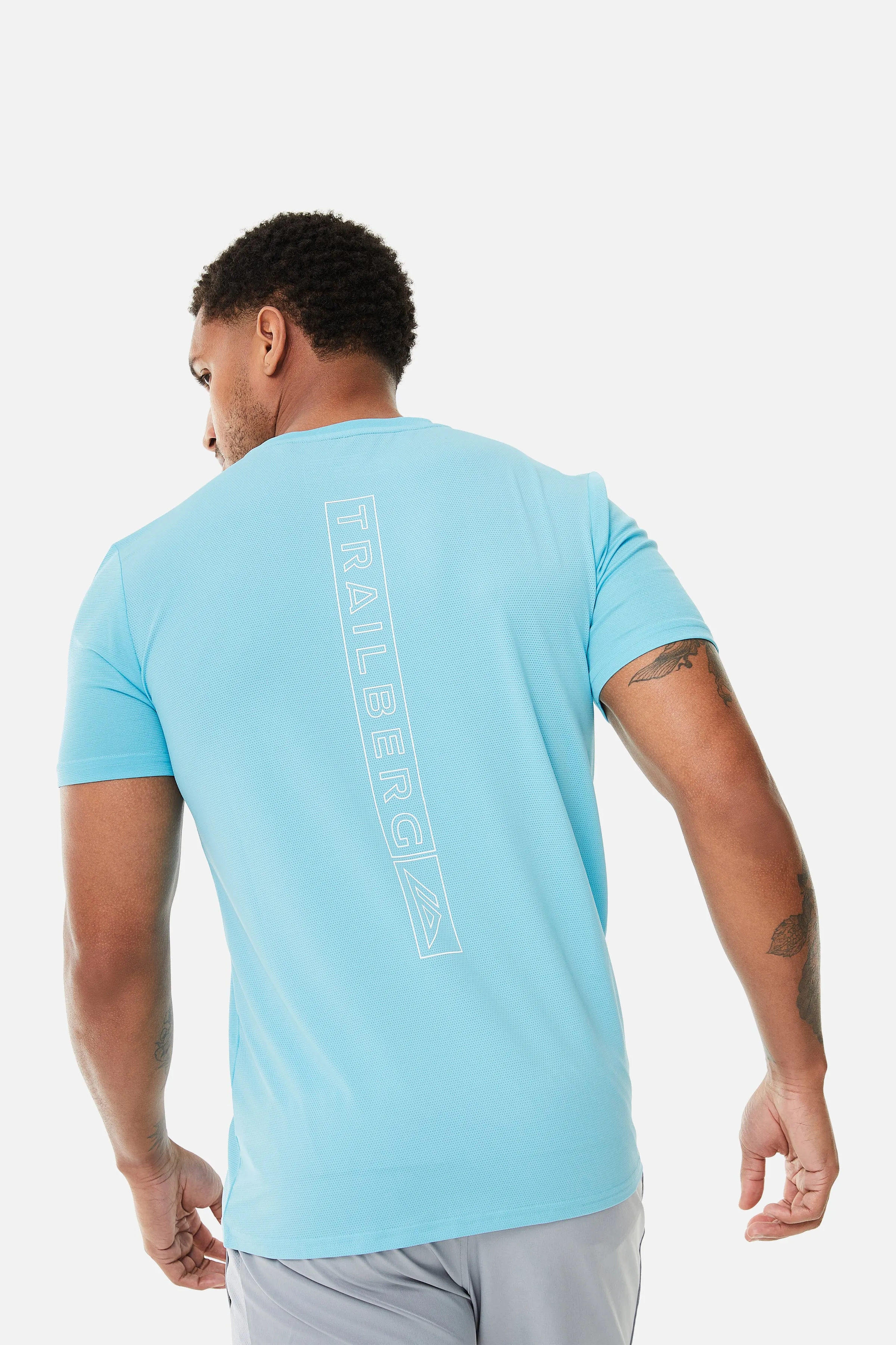 Crest Tee - Electric Azure sold by Trailberg product image thumbnail 2