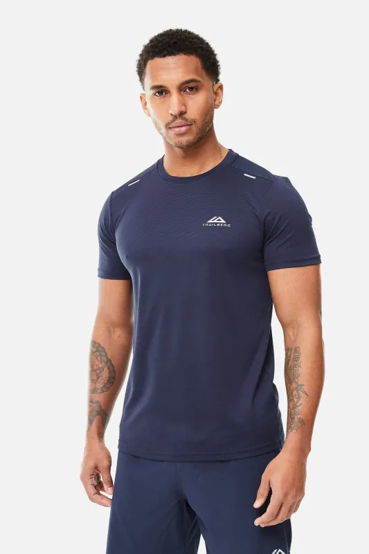 Crest Tee - Navy Blue sold by Trailberg