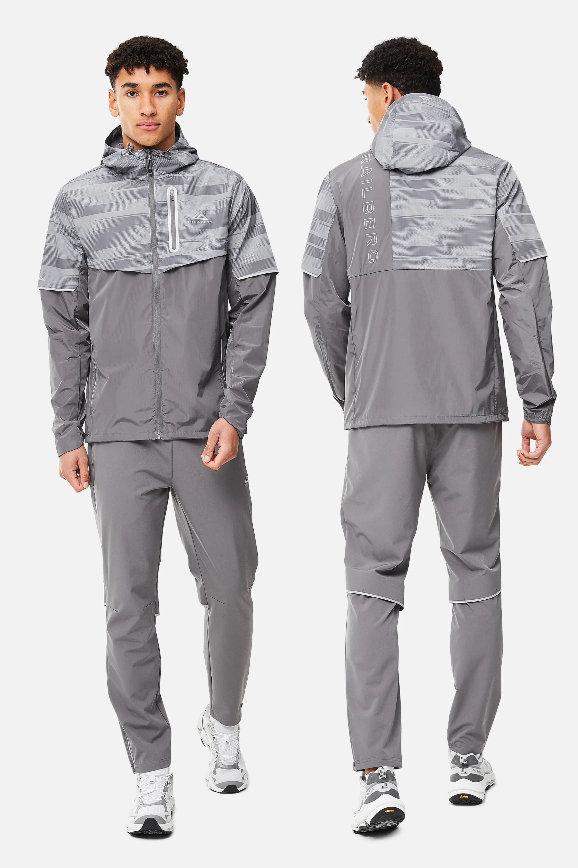Dimension 2.0 Tracksuit - Smoke Grey/Moon Grey sold by Trailberg