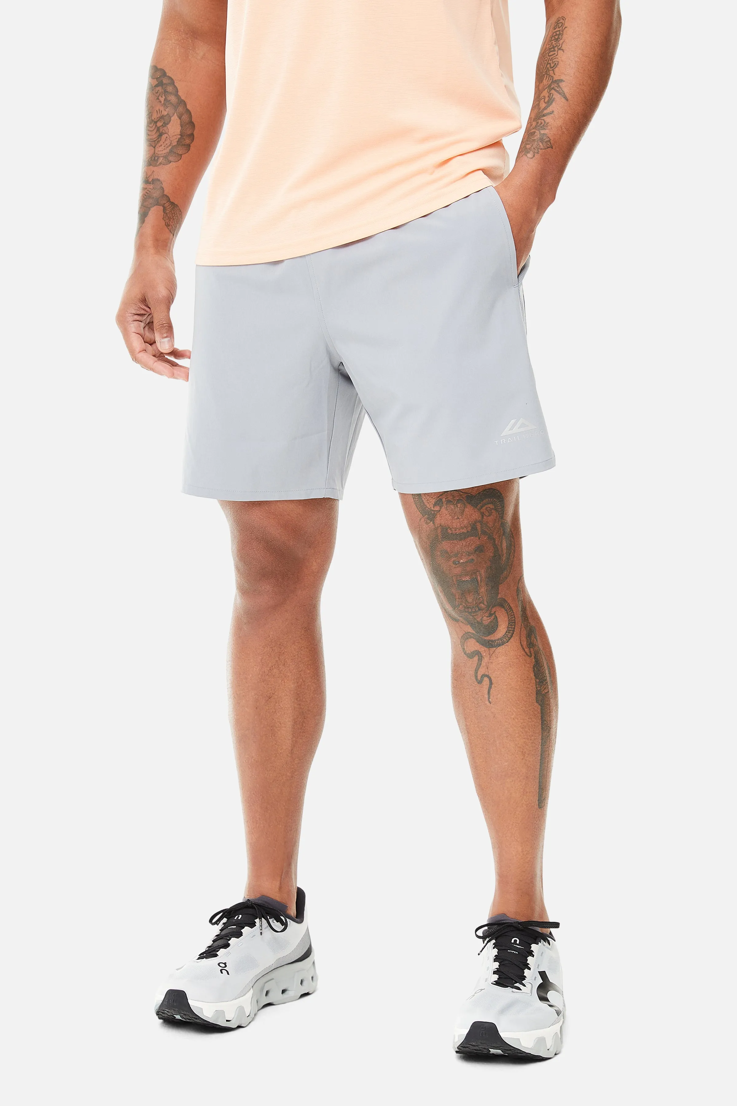 Essentials 2.0 Shorts - Frosted Fog sold by Trailberg product image thumbnail 2