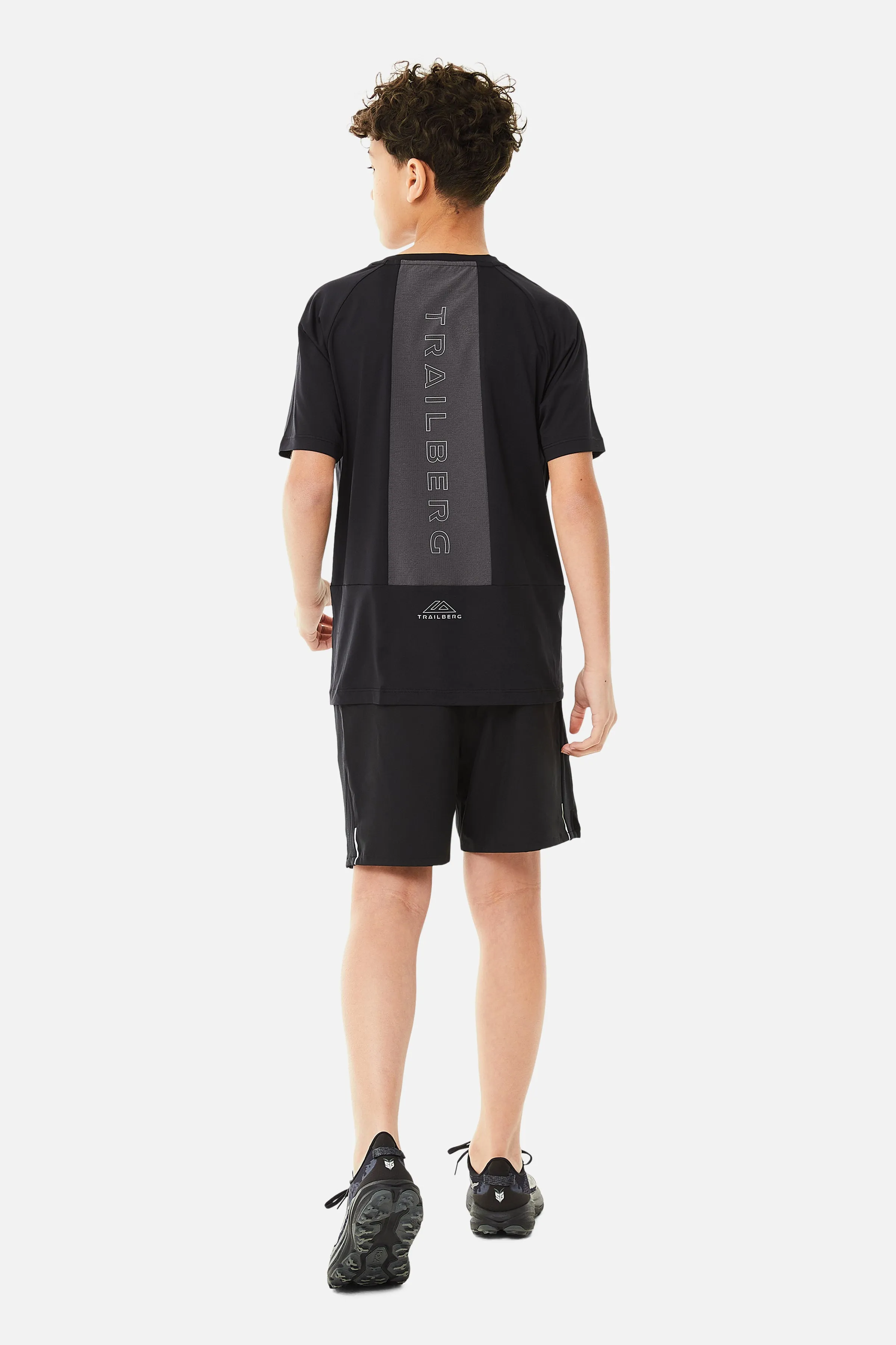 Boys Rapid Keyline Tee - Black/Volcano Grey sold by Trailberg product image thumbnail 5