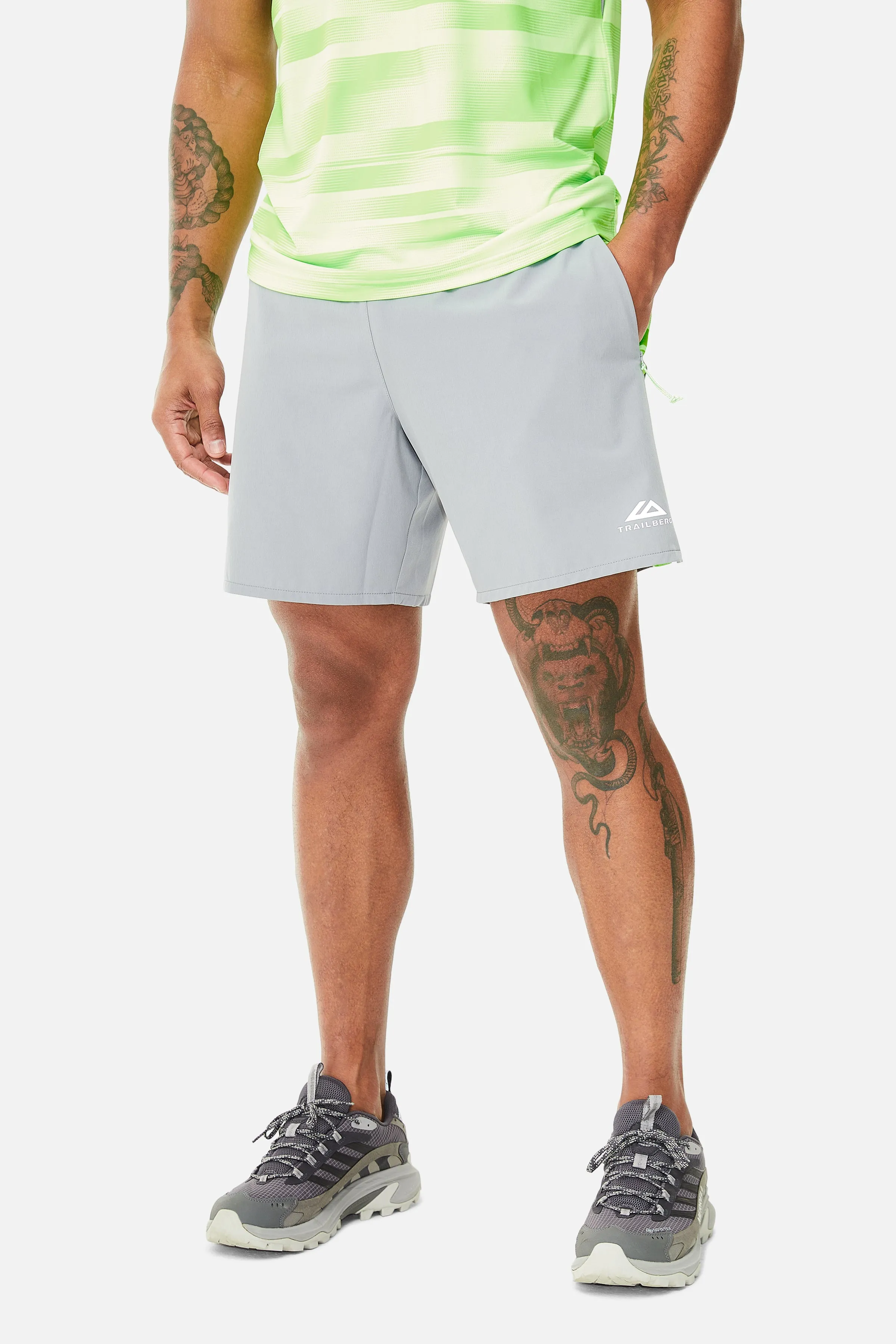 Dimension 2.0 Windset - Moon Grey/Neon Lime/Vivid Green sold by Trailberg product image thumbnail 5