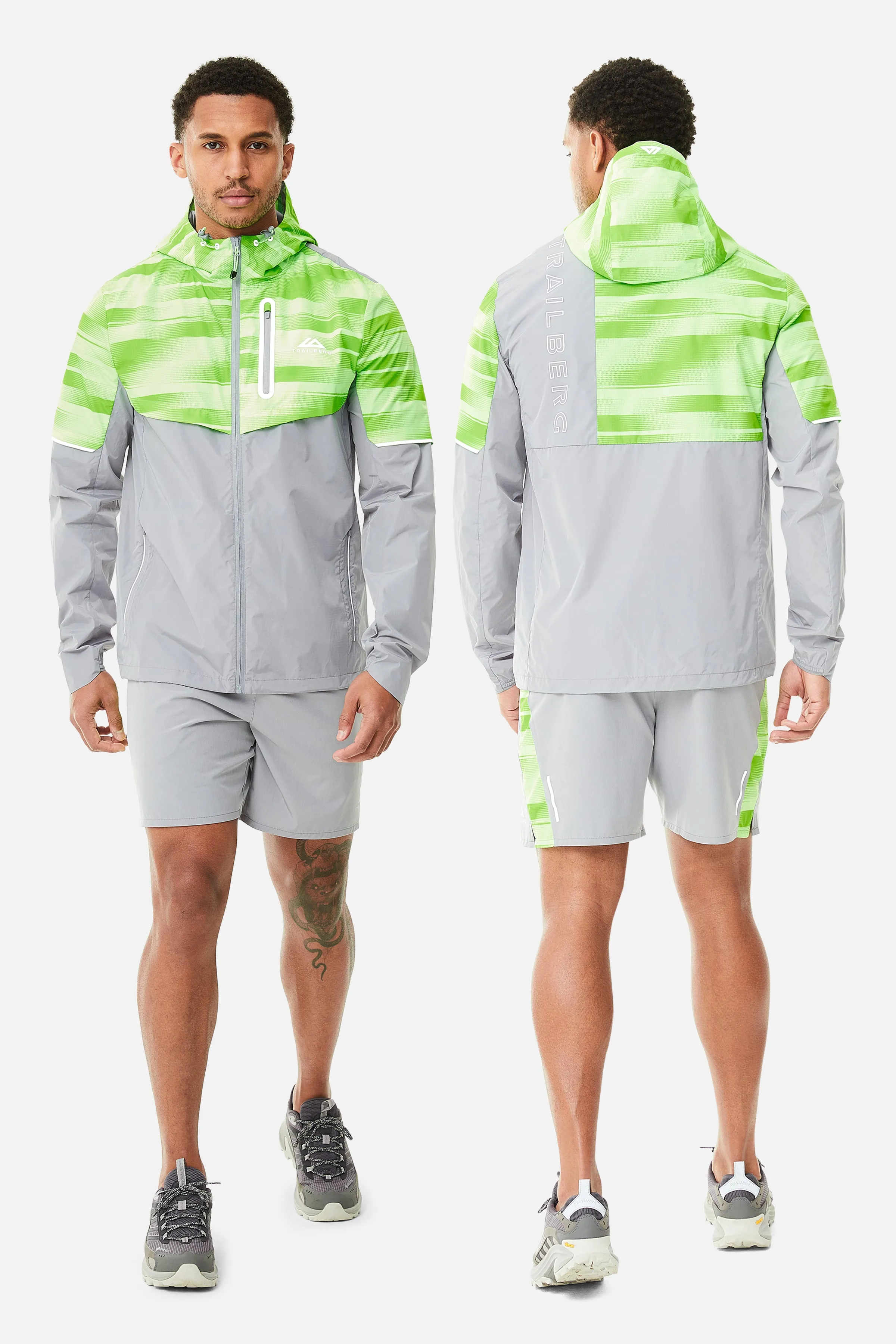 Dimension 2.0 Windset - Moon Grey/Neon Lime/Vivid Green sold by Trailberg