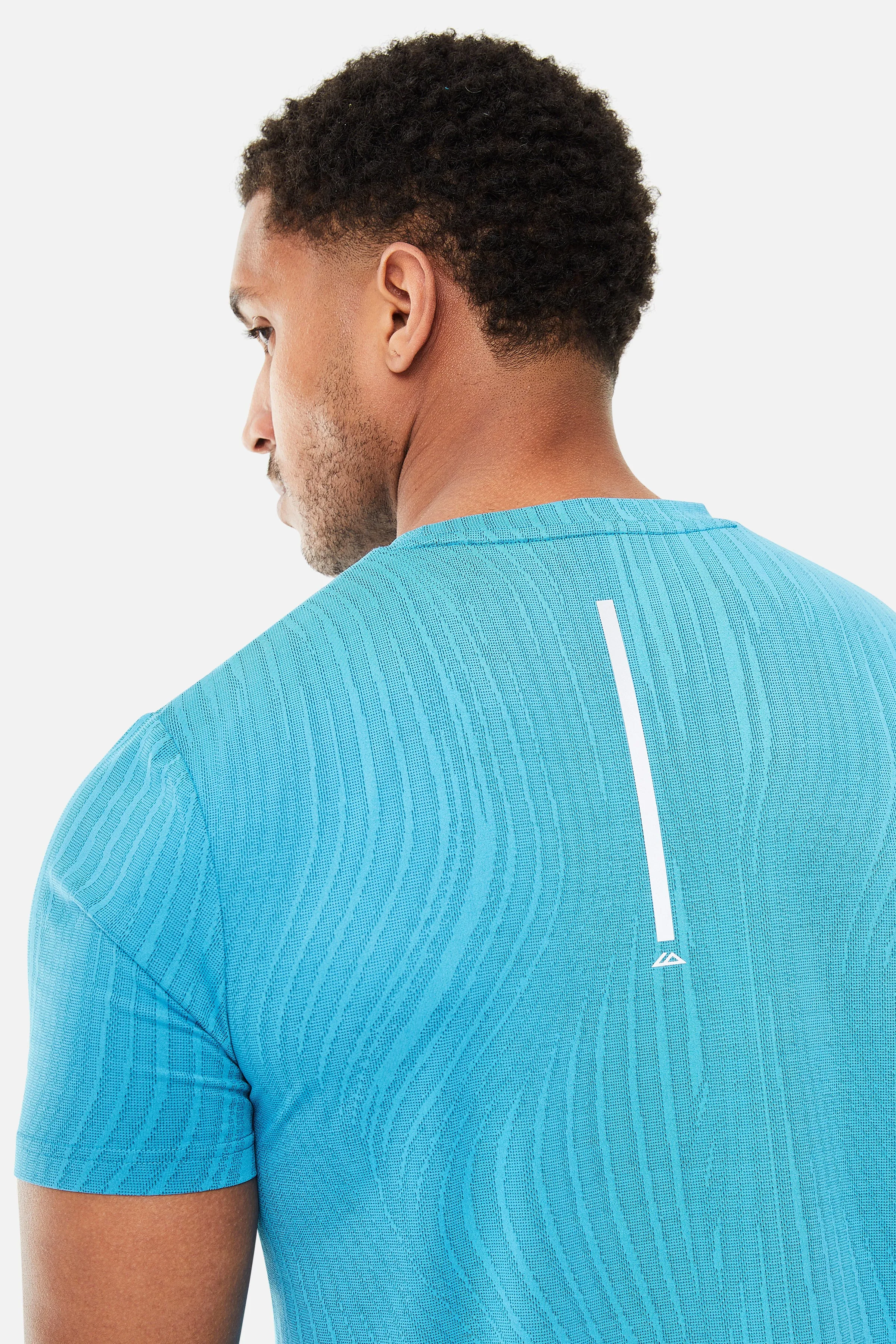 Vertex Jacquard Tee - Mystic Ocean/Celestial sold by Trailberg product image thumbnail 2