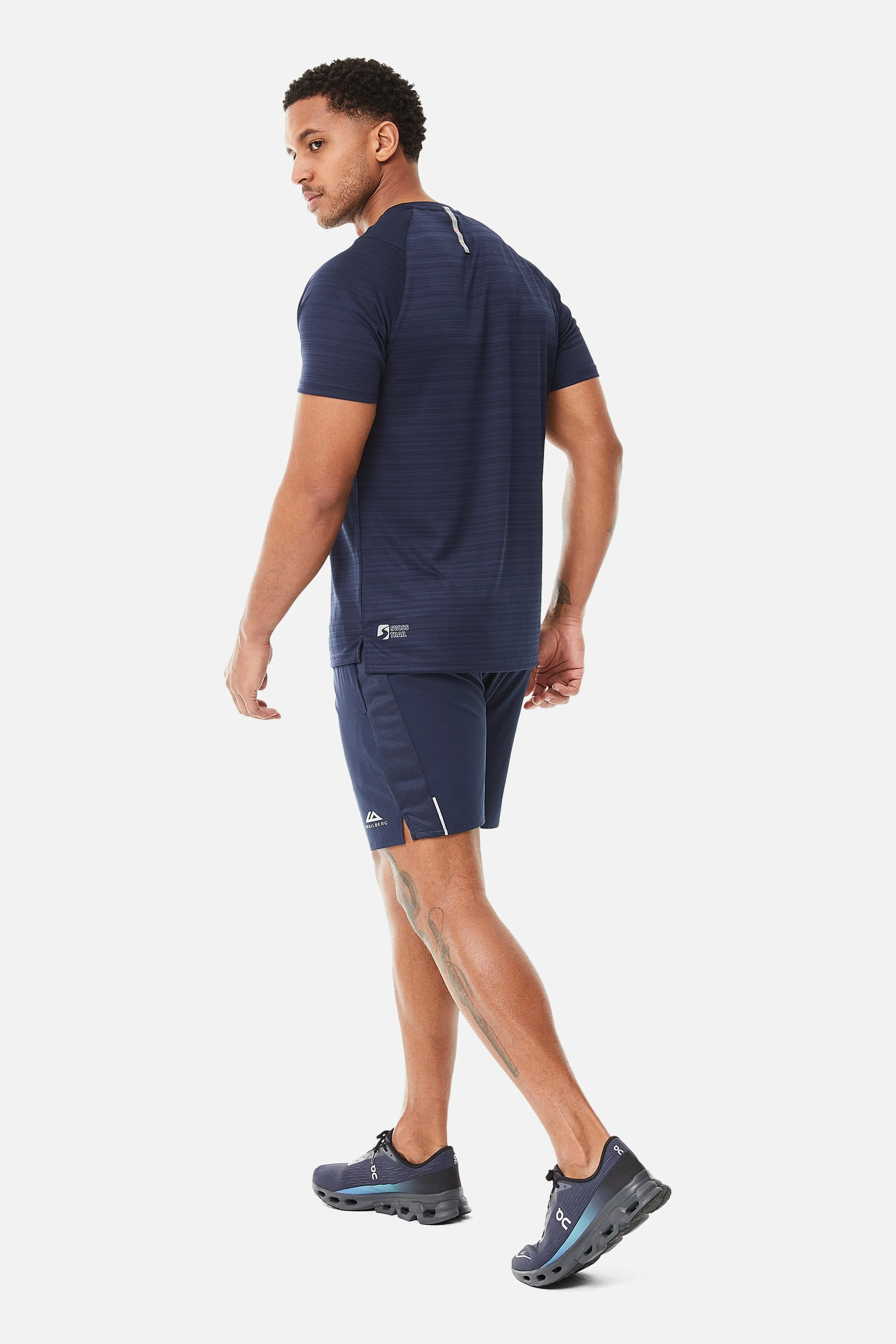 Triathlon SS25 Tee - Navy Blue sold by Trailberg product image thumbnail 5