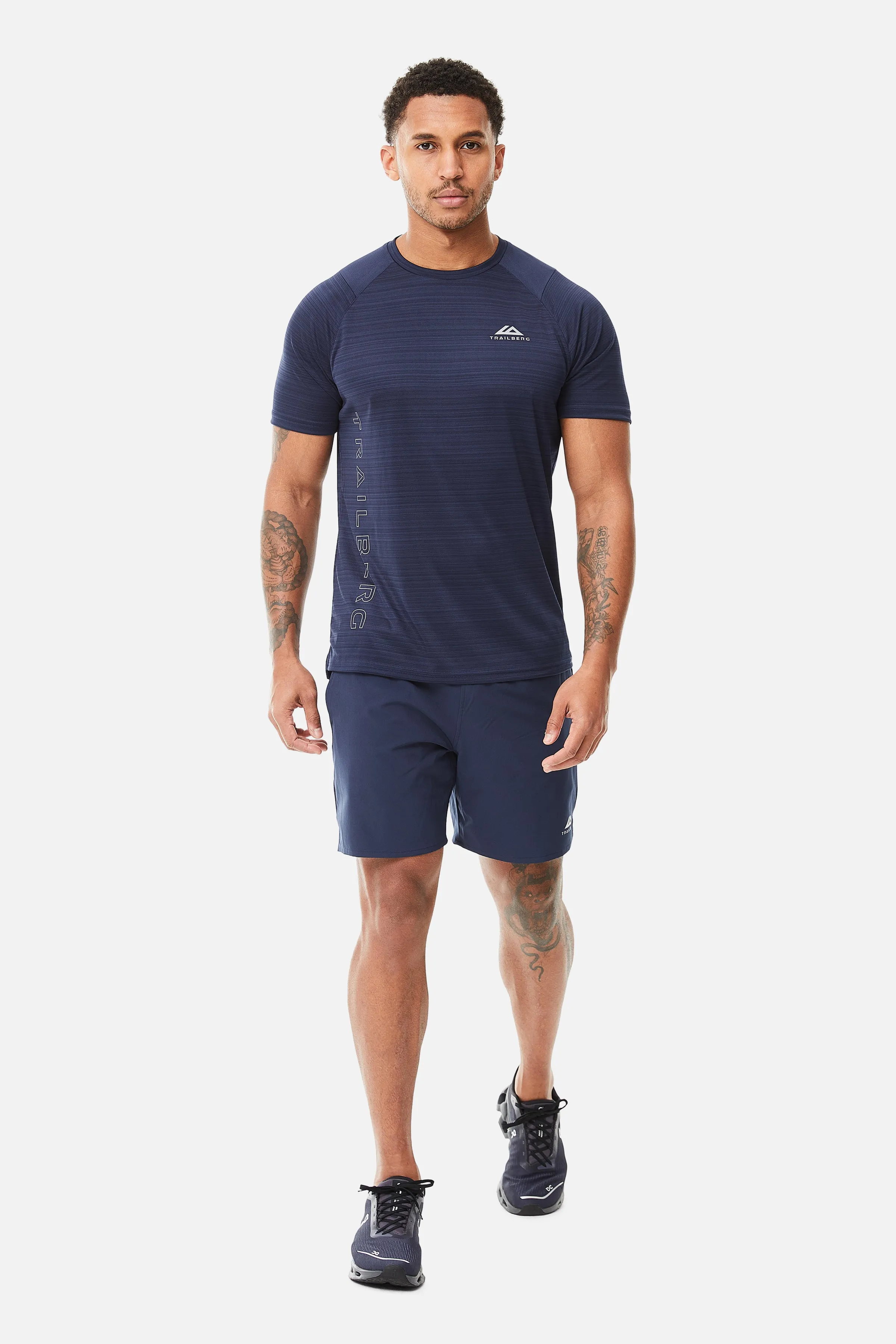 Triathlon SS25 Tee - Navy Blue sold by Trailberg product image thumbnail 3