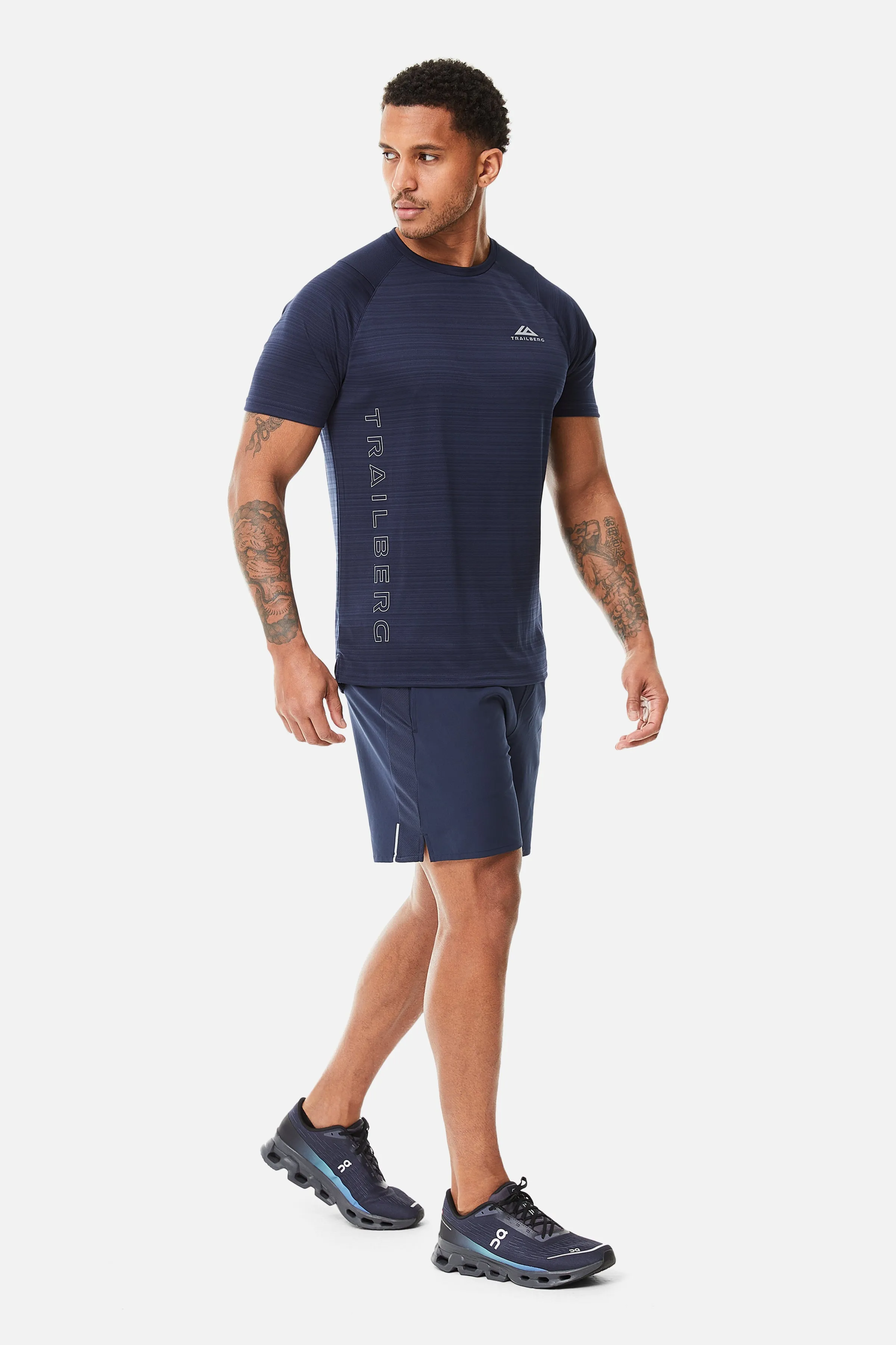 Triathlon SS25 Tee - Navy Blue sold by Trailberg product image thumbnail 4