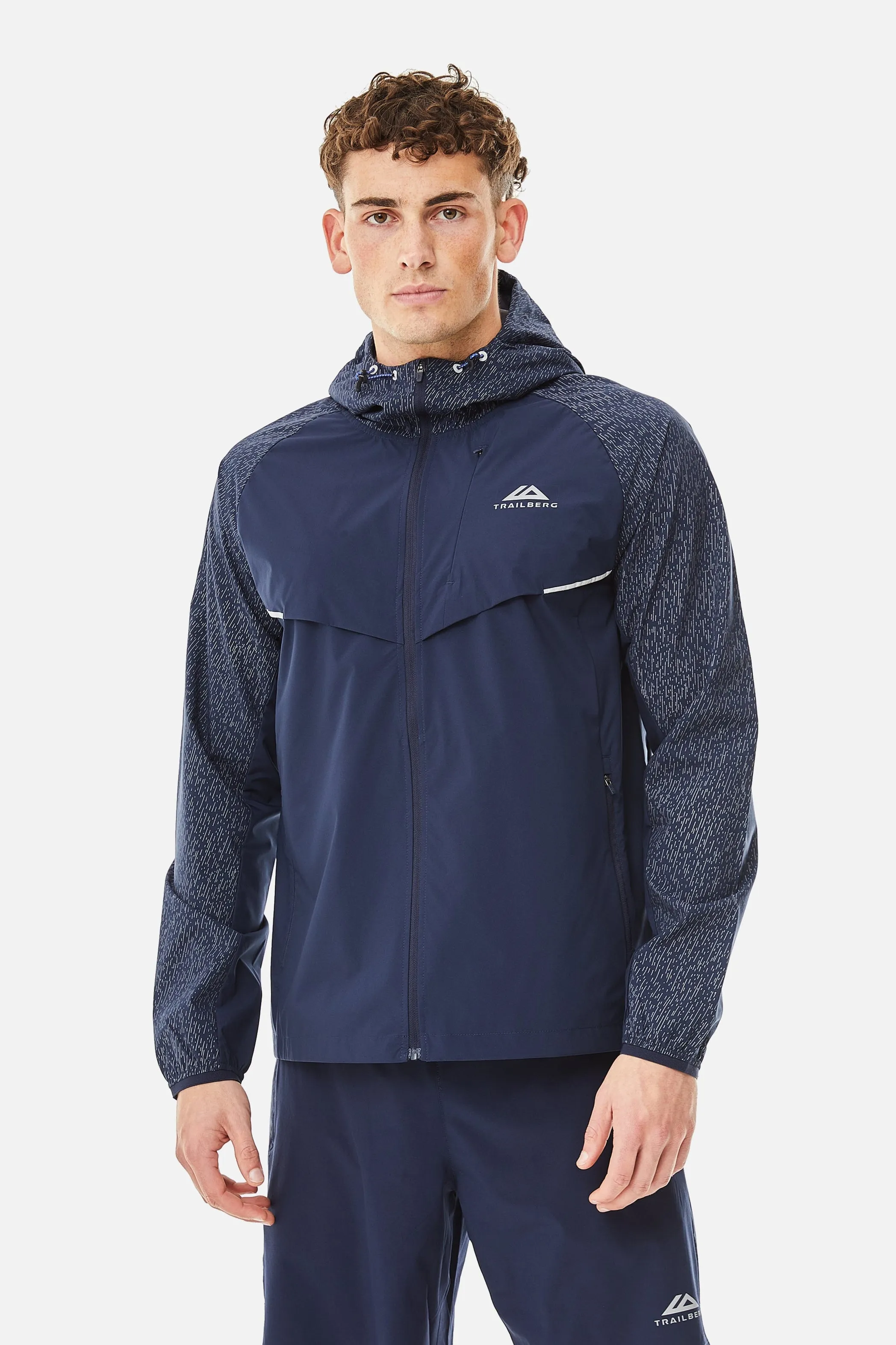 Reflect Windbreaker - Navy Blue sold by Trailberg