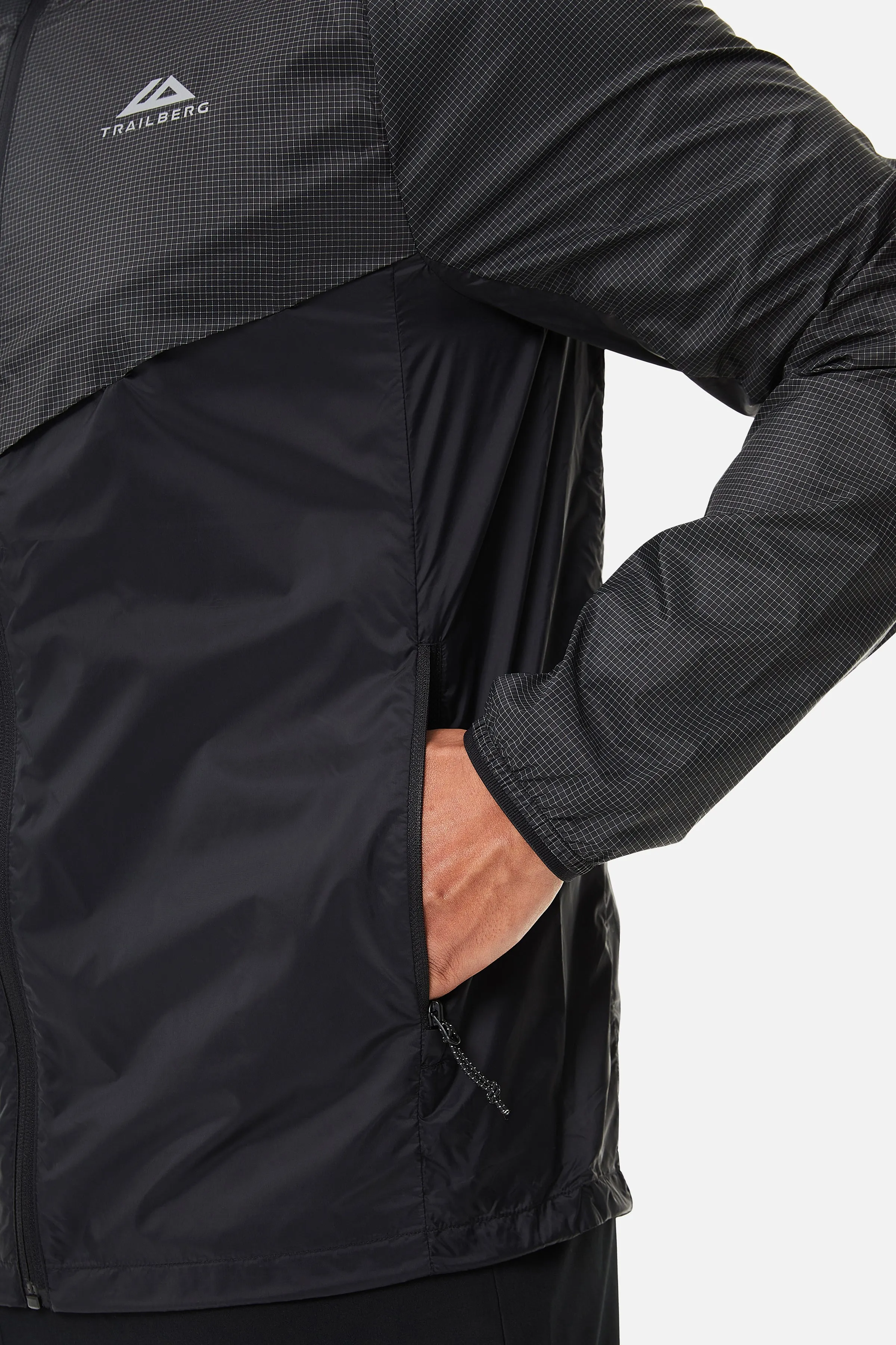 Rapid Grid Windbreaker - Black sold by Trailberg product image thumbnail 4