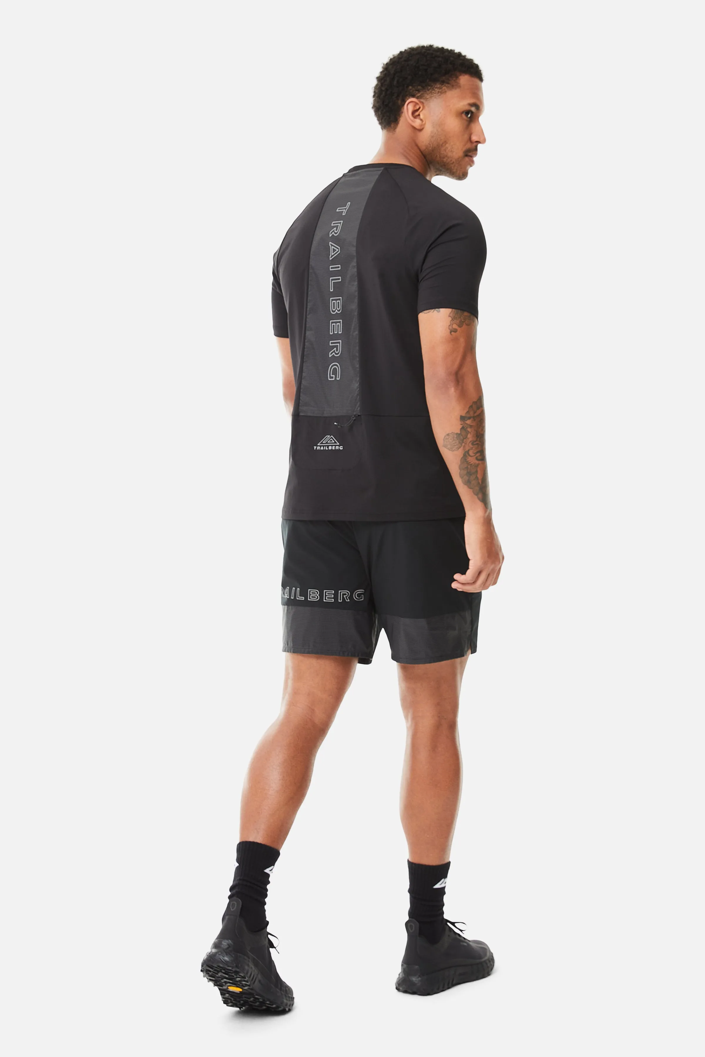 Rapid Grid Tee - Black sold by Trailberg product image thumbnail 5