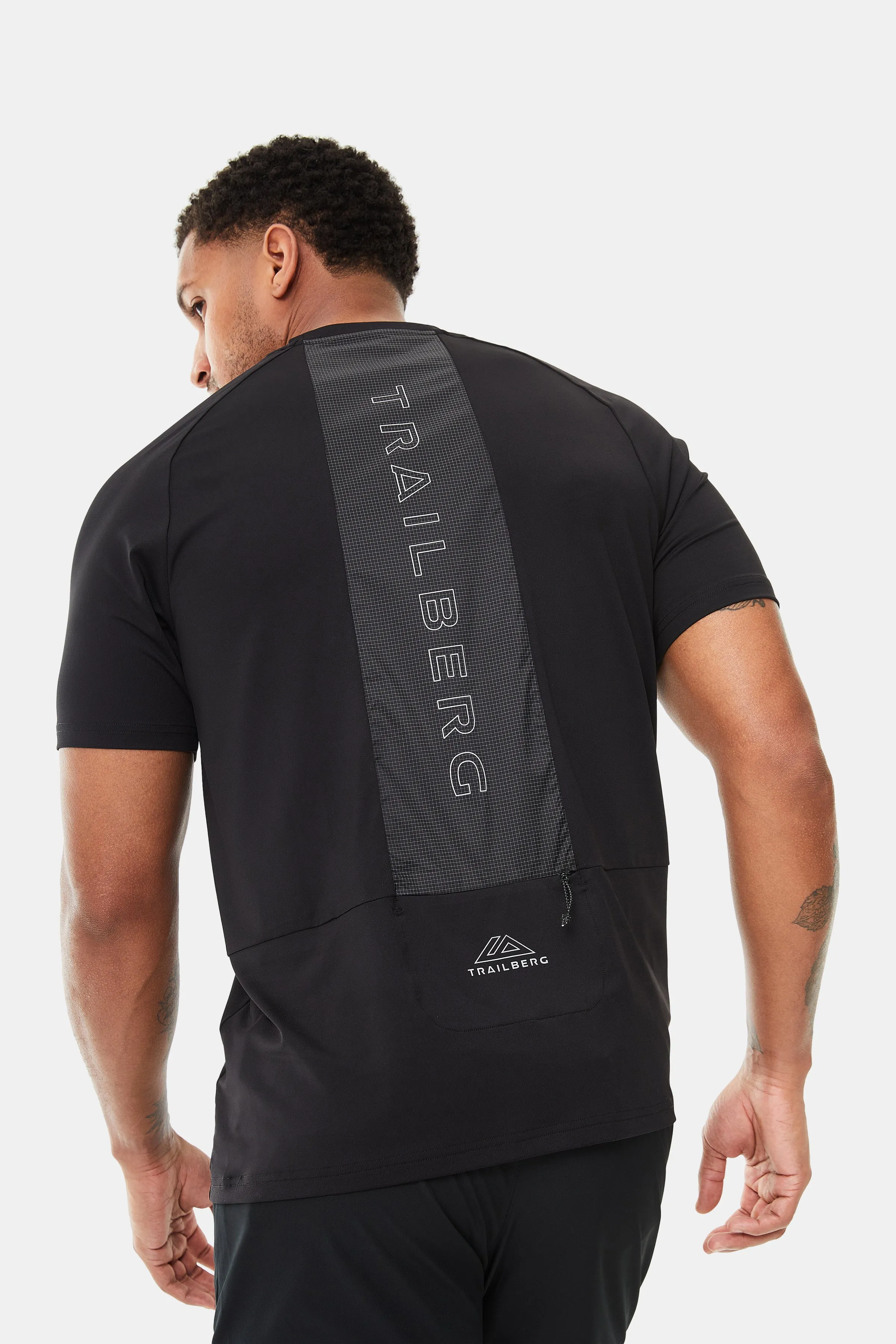 Rapid Grid Tee - Black sold by Trailberg product image thumbnail 2