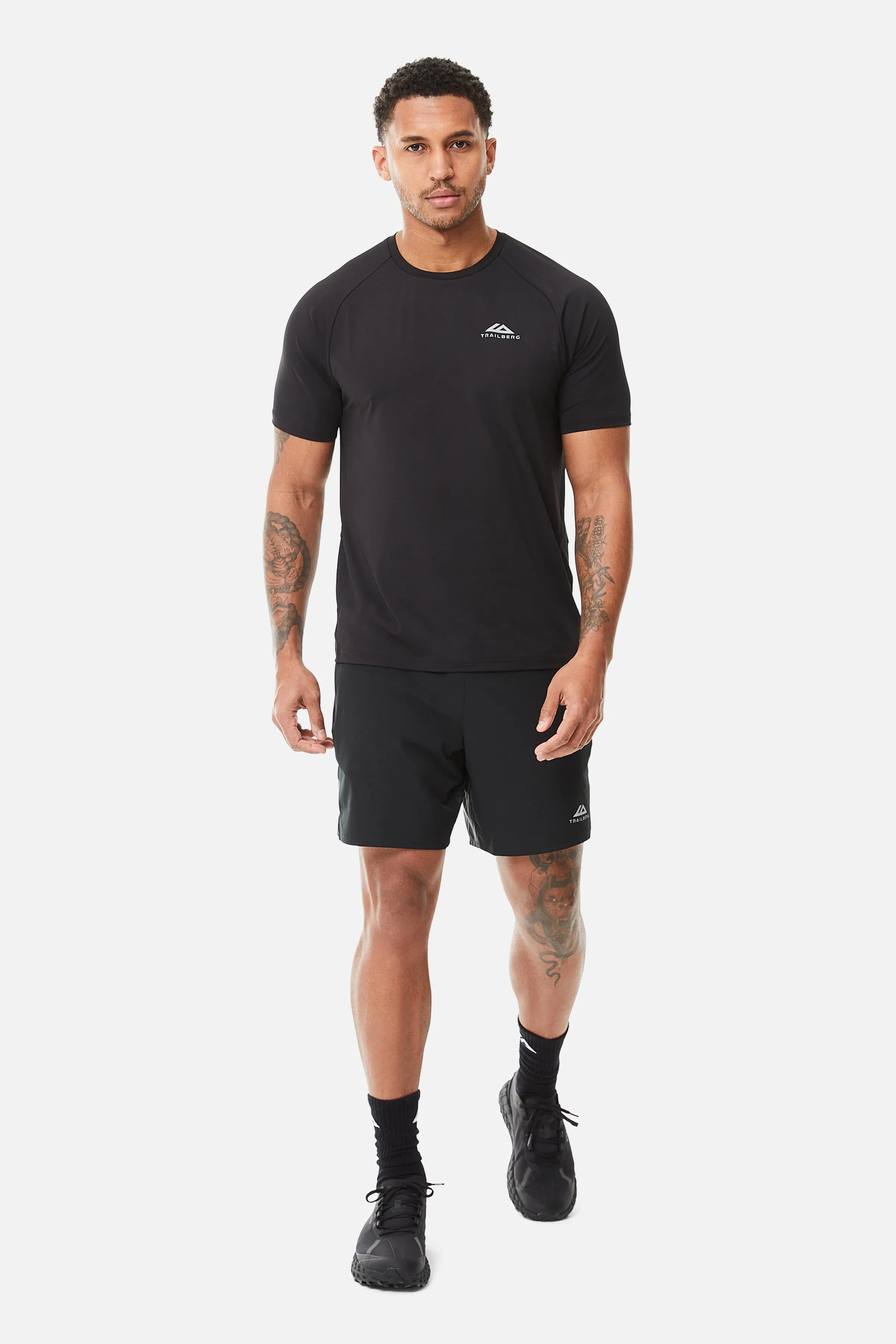 Rapid Grid Tee - Black sold by Trailberg product image thumbnail 3