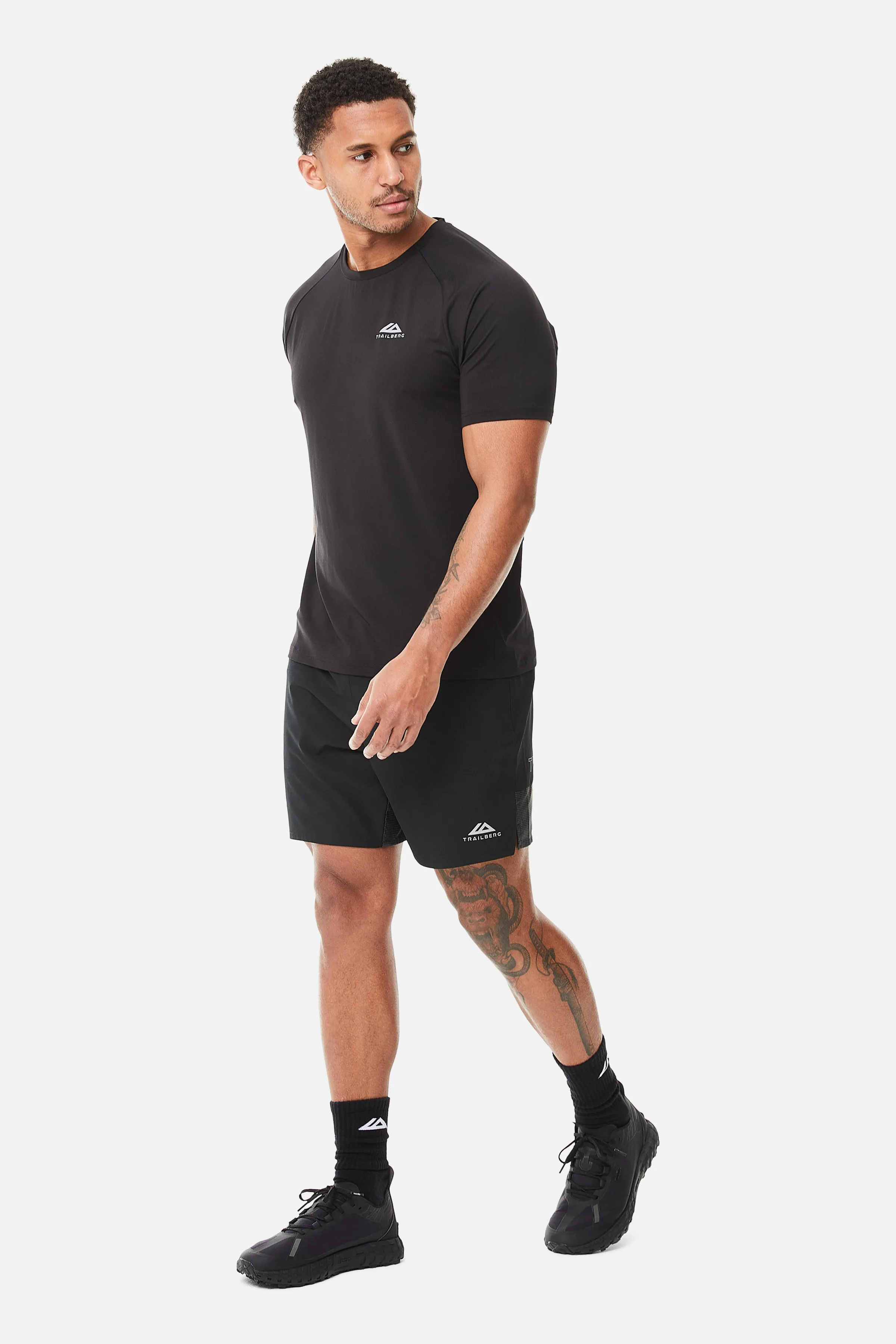 Rapid Grid Tee - Black sold by Trailberg product image thumbnail 4