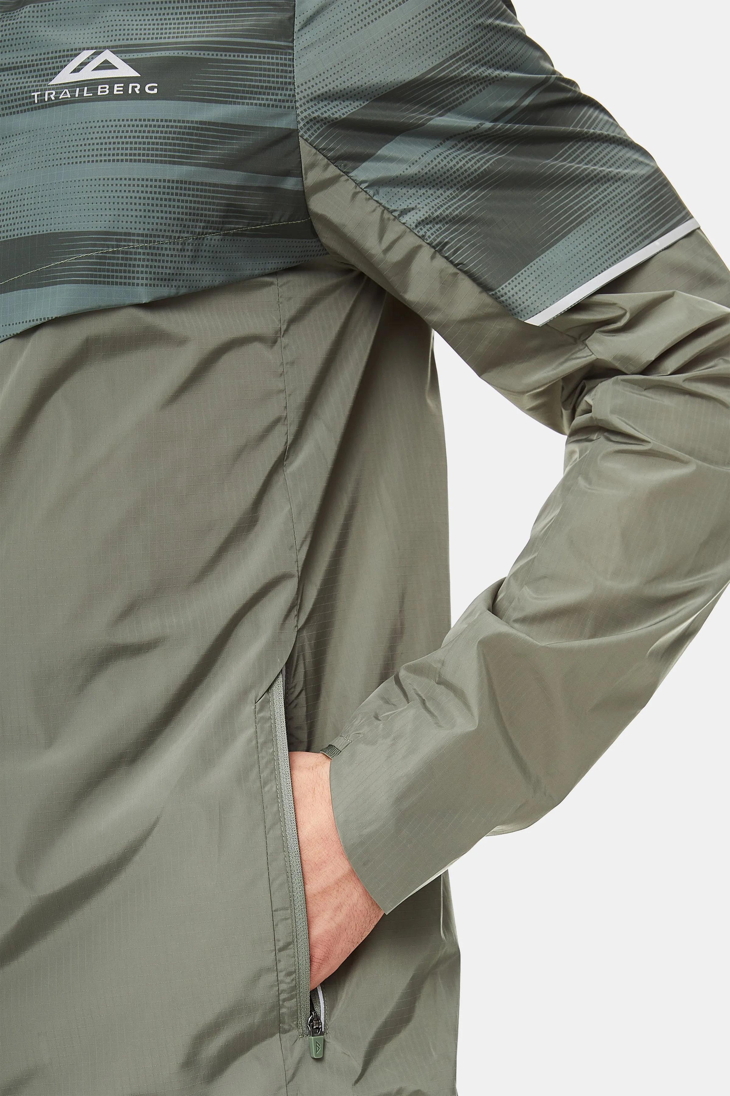 Dimension 2.0 Windbreaker - Pine Dust/Dark Fern sold by Trailberg product image thumbnail 3