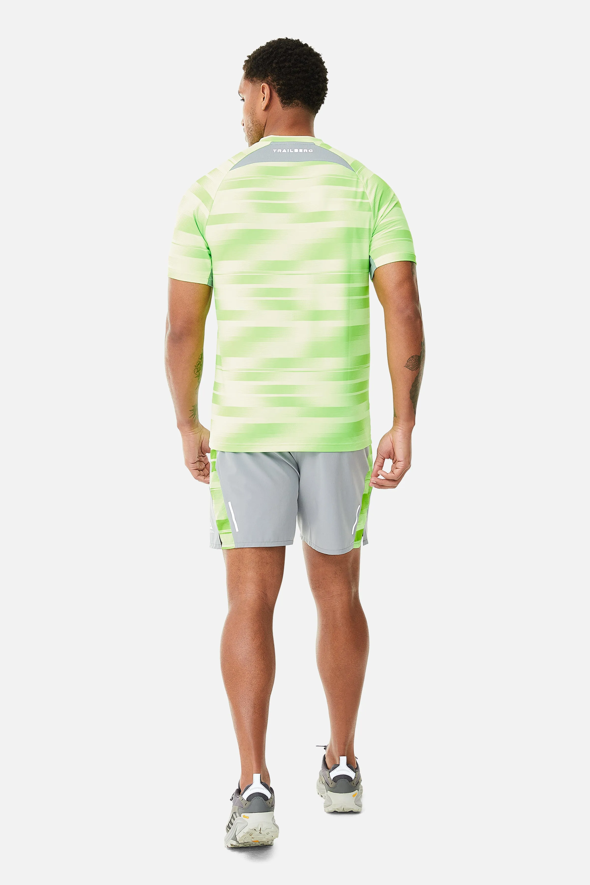 Dimension 2.0 Tee - Neon Lime/Vivid Green/Moon Grey sold by Trailberg product image thumbnail 4
