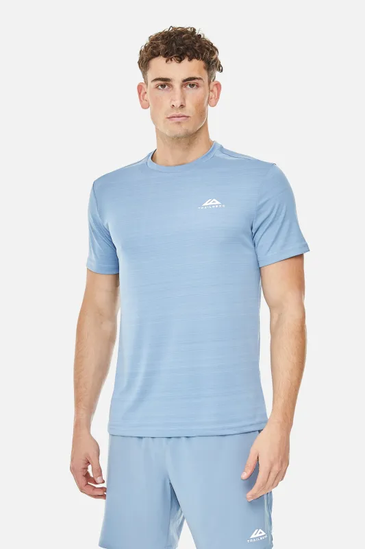 Cloud SS25 Tee - Washed Indigo/Frost Blue sold by Trailberg