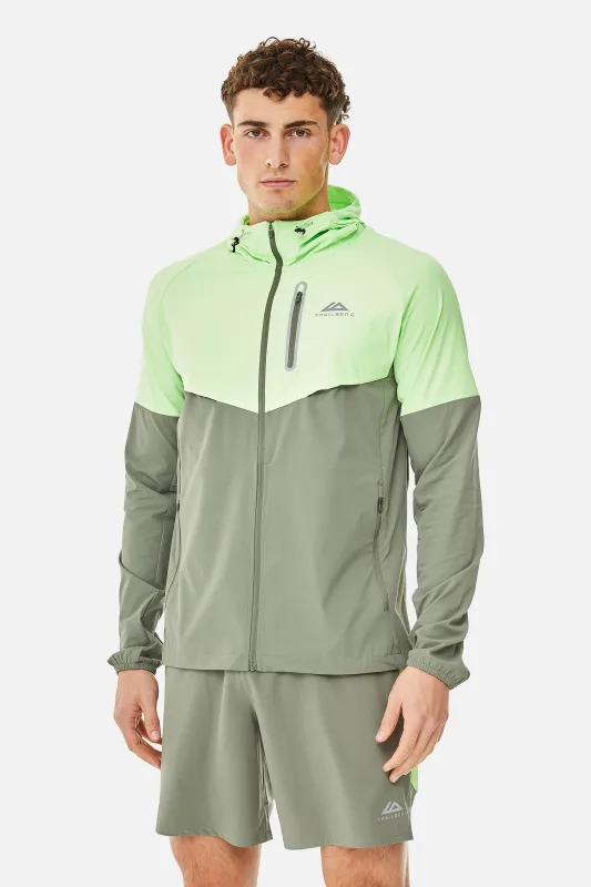 Cloud SS25 Hood - Pine Dust/Neon Lime sold by Trailberg