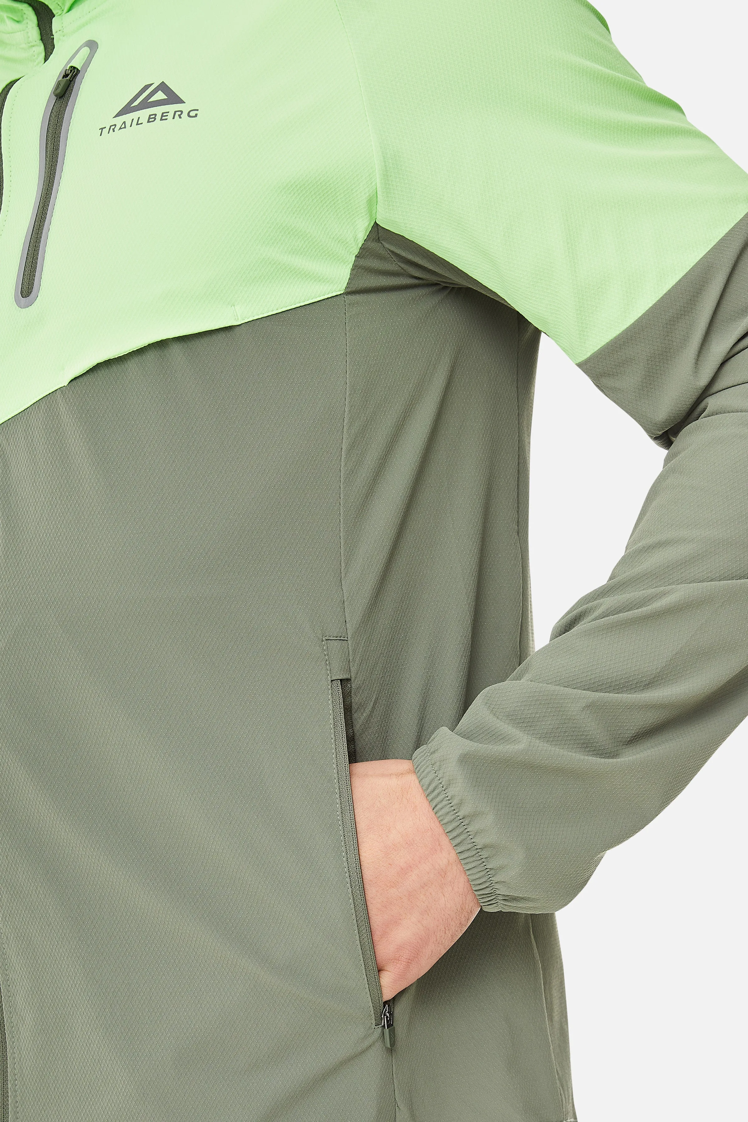 Cloud SS25 Hood - Pine Dust/Neon Lime sold by Trailberg product image thumbnail 5