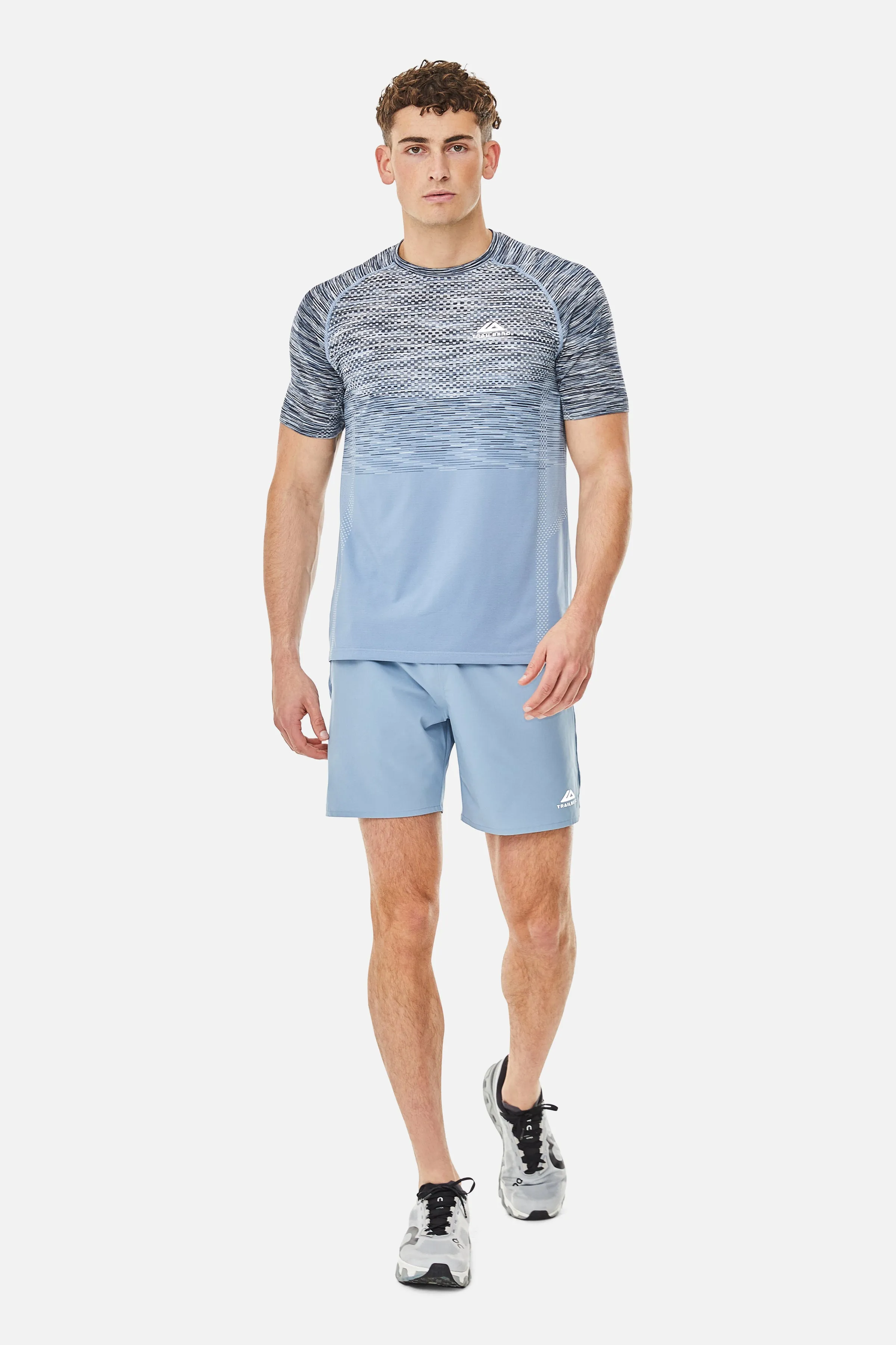 Apex Seamless Tee - Washed Indigo/Eclipse Blue/Deep Ocean/White sold by Trailberg product image thumbnail 3