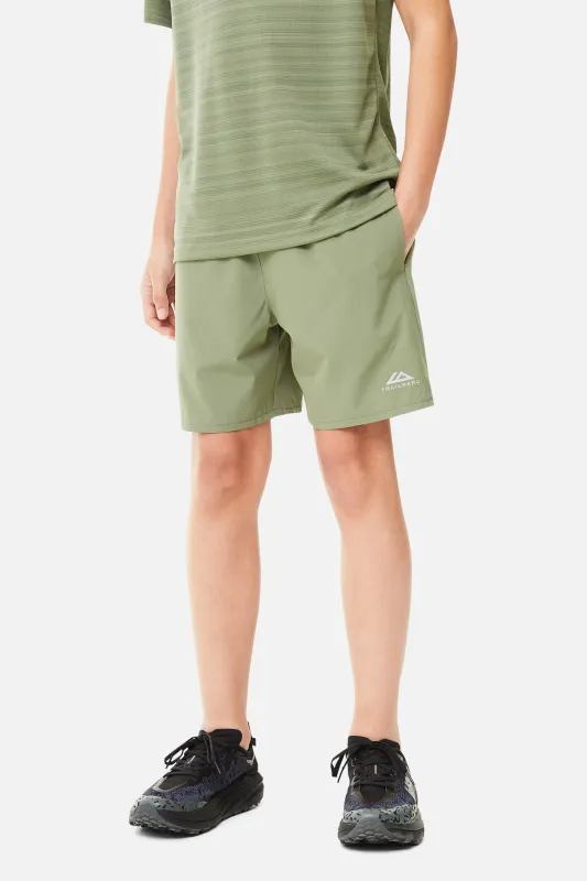 Boys Triathlon 2.0 Short - Pine Dust sold by Trailberg