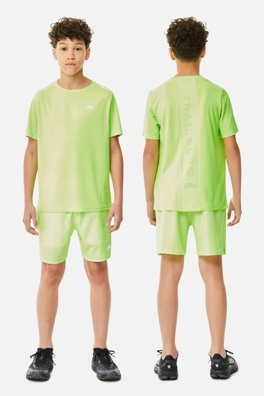 Boys Cloud Essentials Twinset - Neon Lime sold by Trailberg