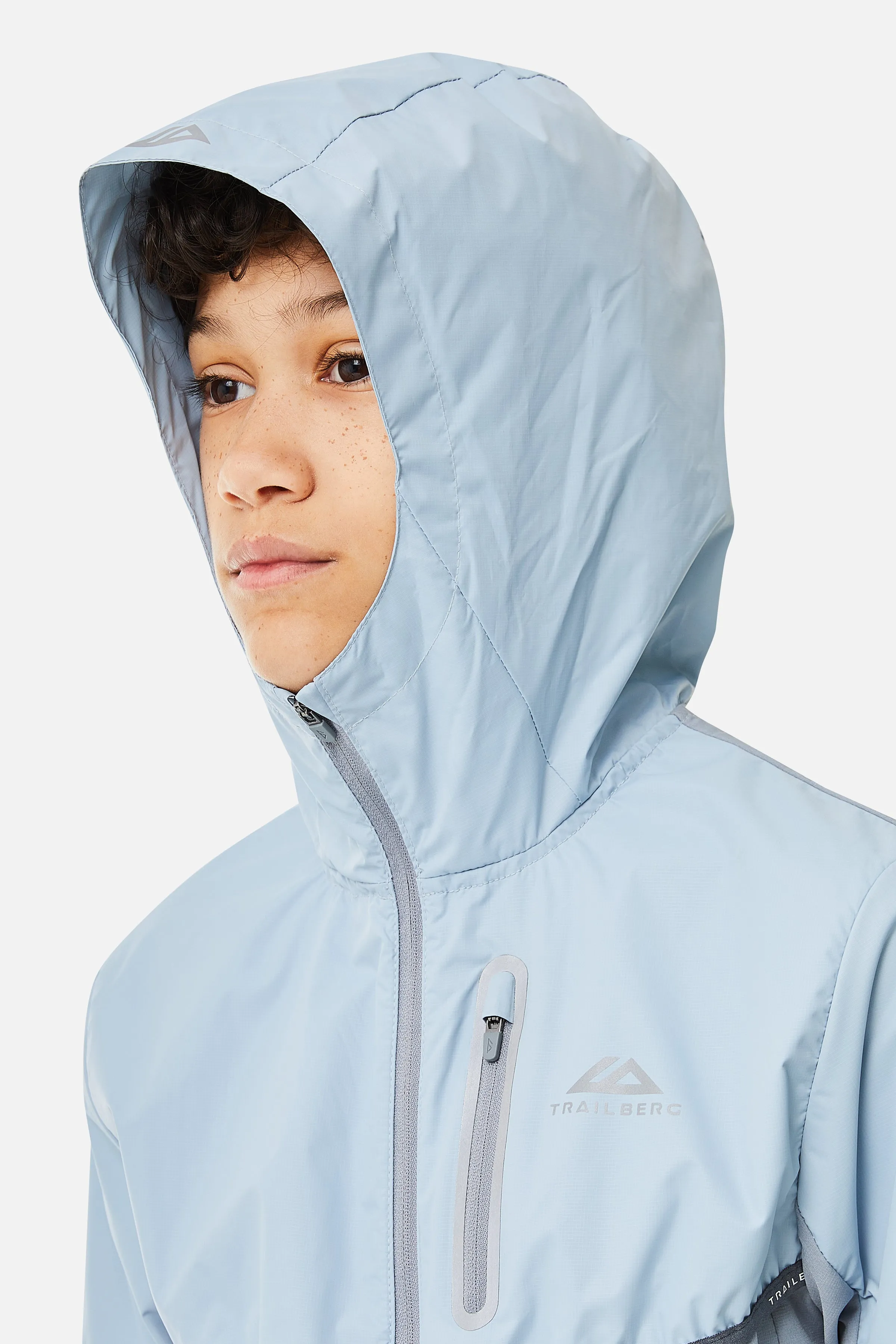 Boys Vertigo Tape Hood - Cloud Haze/Blue Frost sold by Trailberg product image thumbnail 4