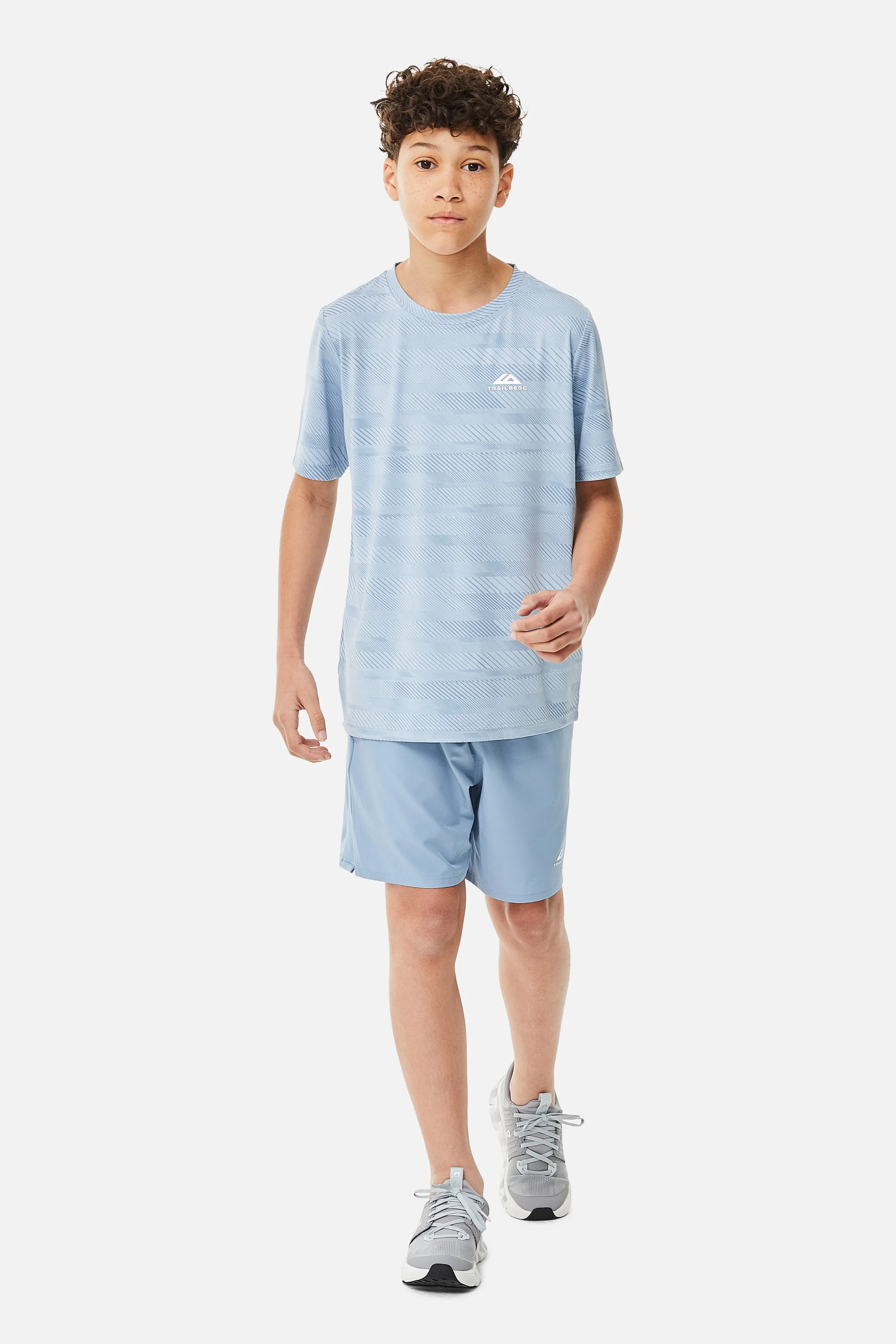 Boys Racer AOP Tee - Blue Frost/Washed Indigo sold by Trailberg product image thumbnail 3