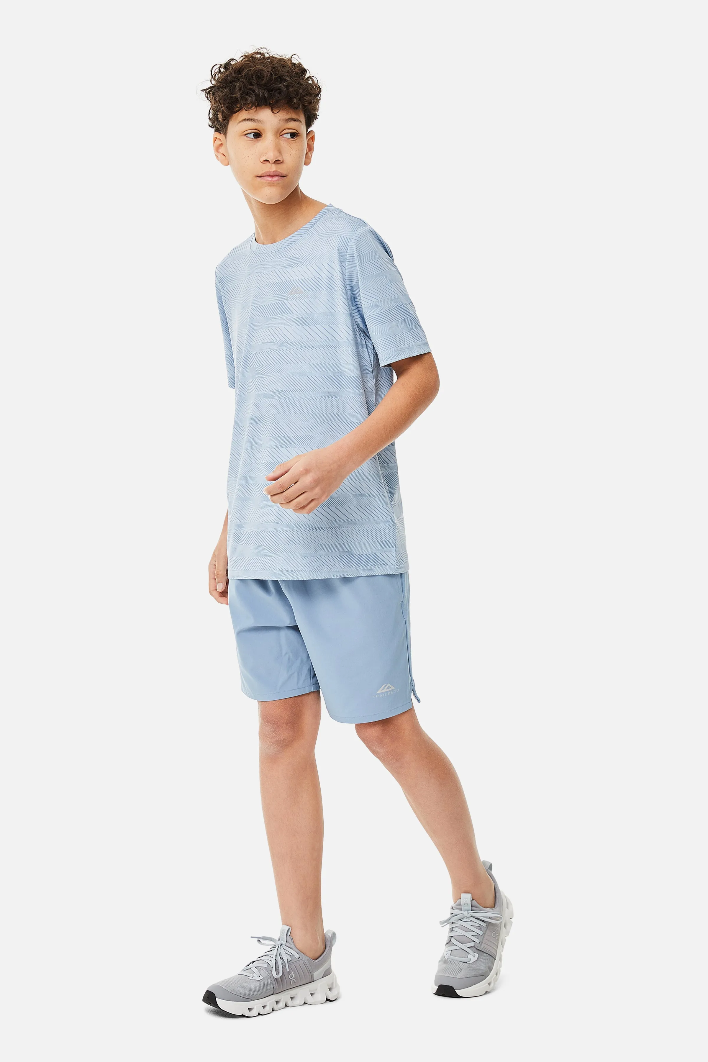 Boys Racer AOP Tee - Blue Frost/Washed Indigo sold by Trailberg product image thumbnail 4