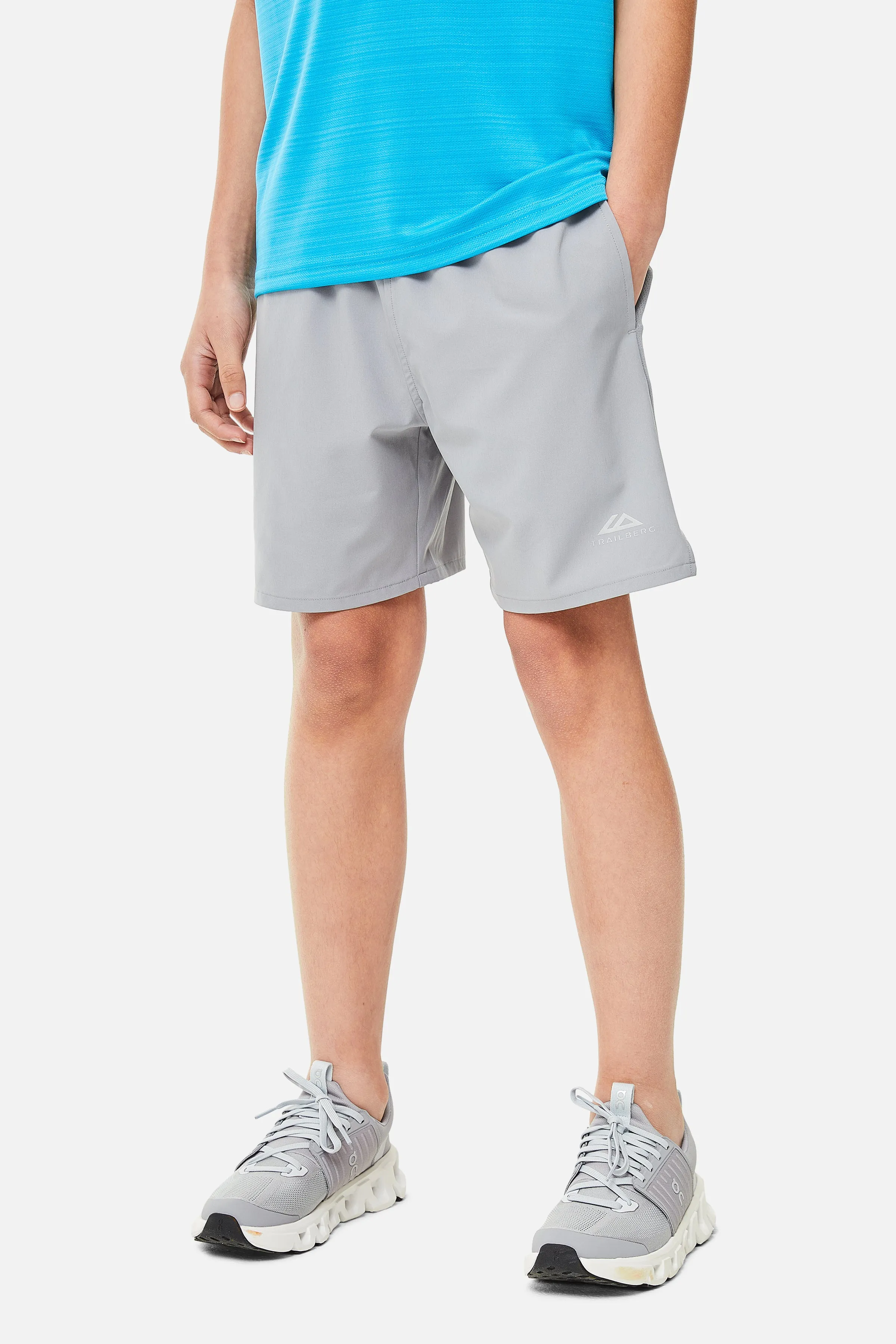 Boys Essentials Shorts - Moon Grey sold by Trailberg