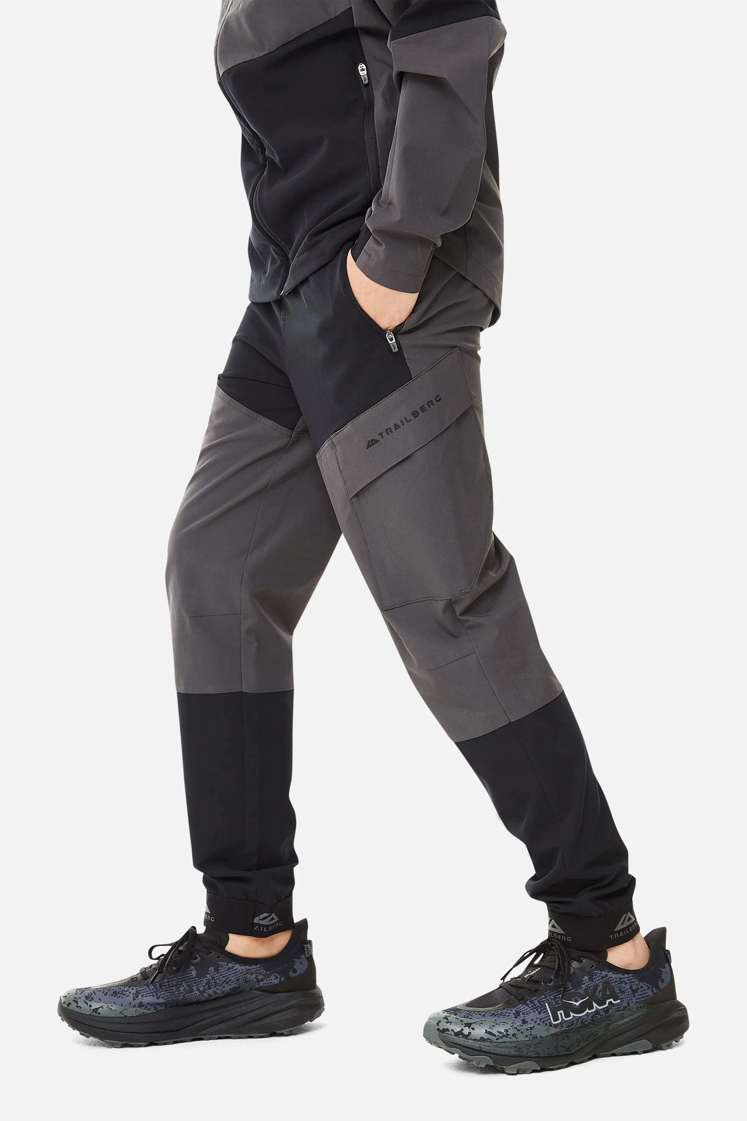 Boys Elbrus Pant - Black/Volcano Grey sold by Trailberg product image thumbnail 4
