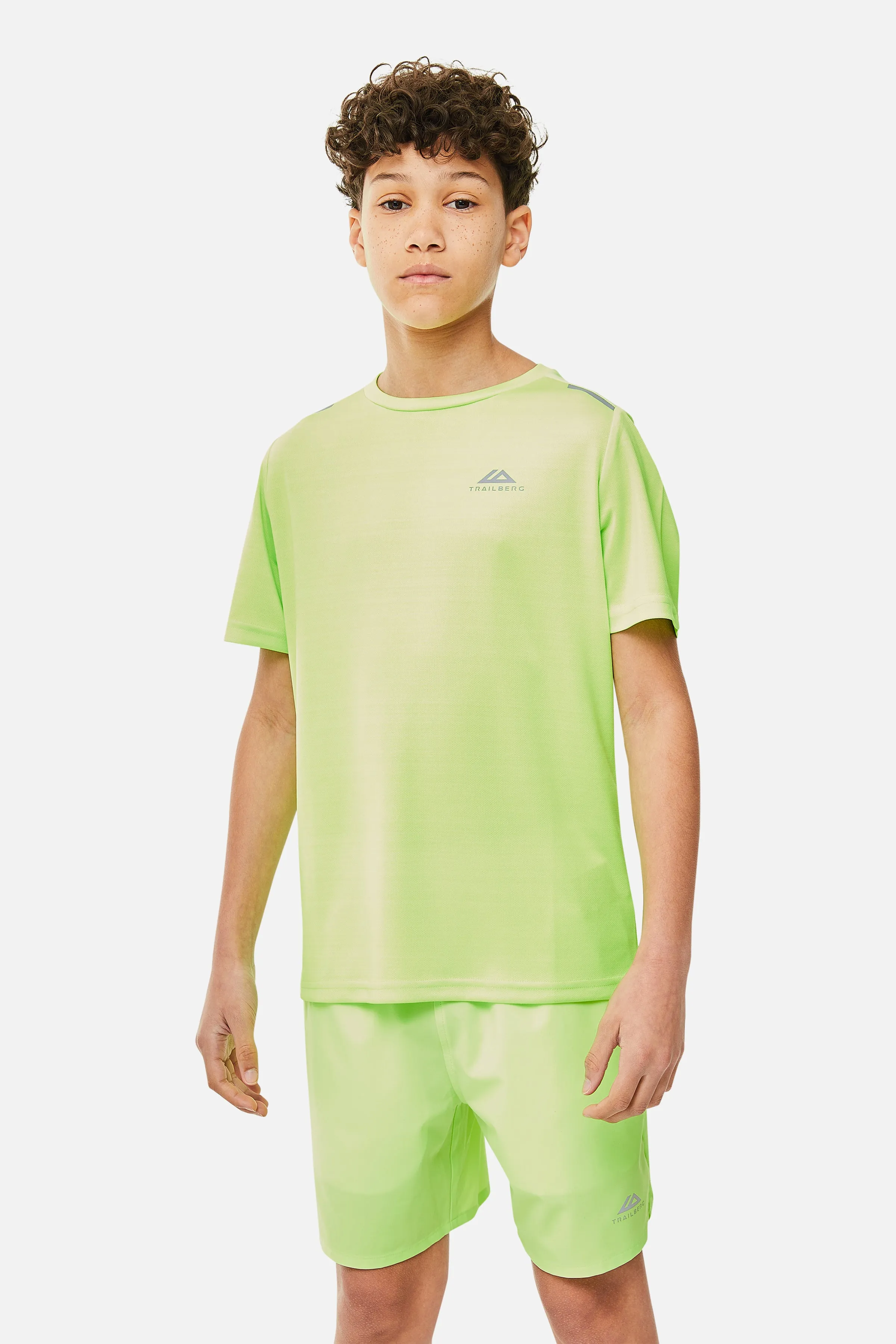 Boys Cloud Tee - Neon Lime sold by Trailberg