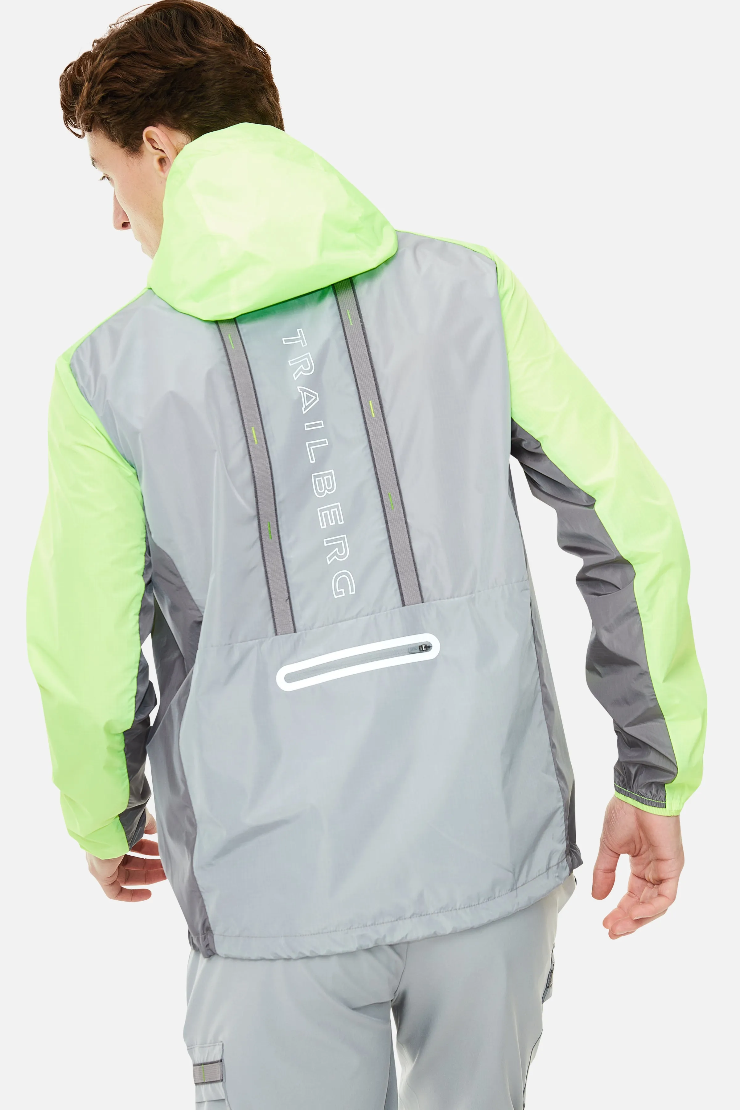 SS25 Triathlon Tracksuit - Smoke Grey/Moon Grey/Neon Lime sold by Trailberg product image thumbnail 4