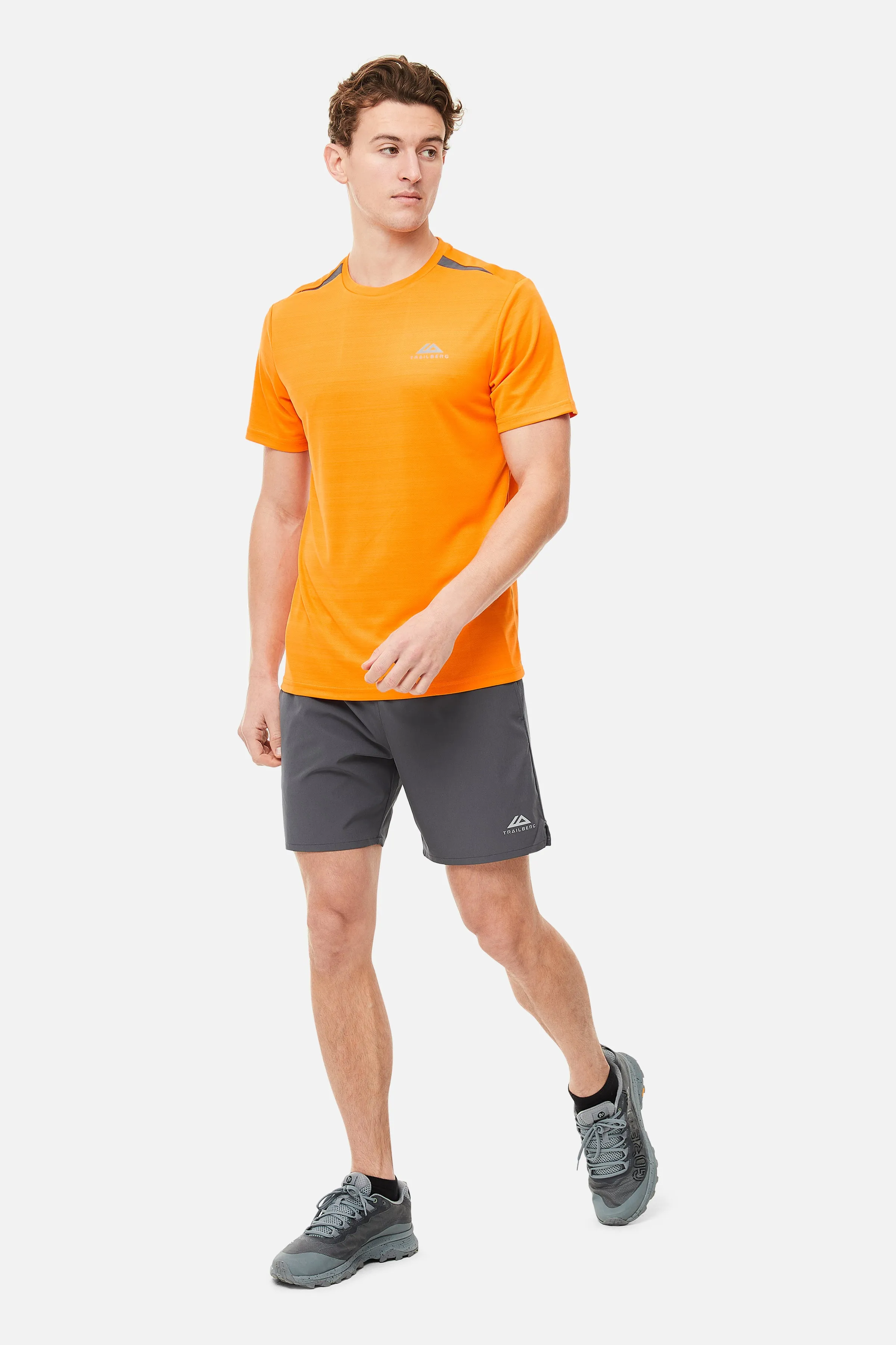 SS25 Cloud Tee - Orange Burst/Iron Grey sold by Trailberg product image thumbnail 5