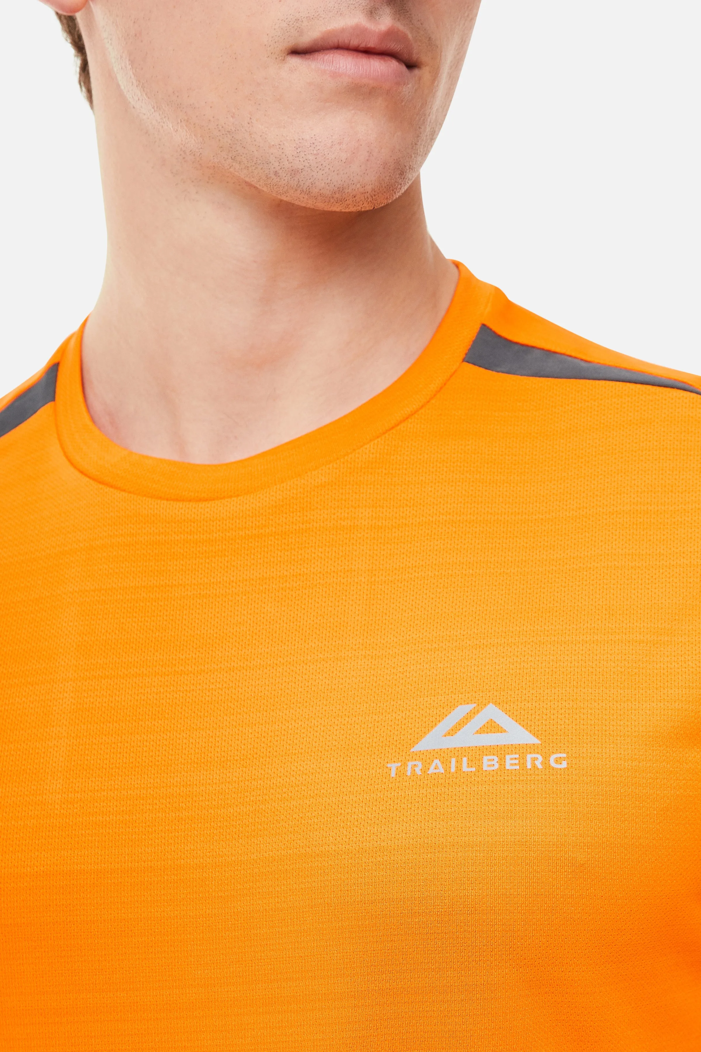 SS25 Cloud Tee - Orange Burst/Iron Grey sold by Trailberg product image thumbnail 3