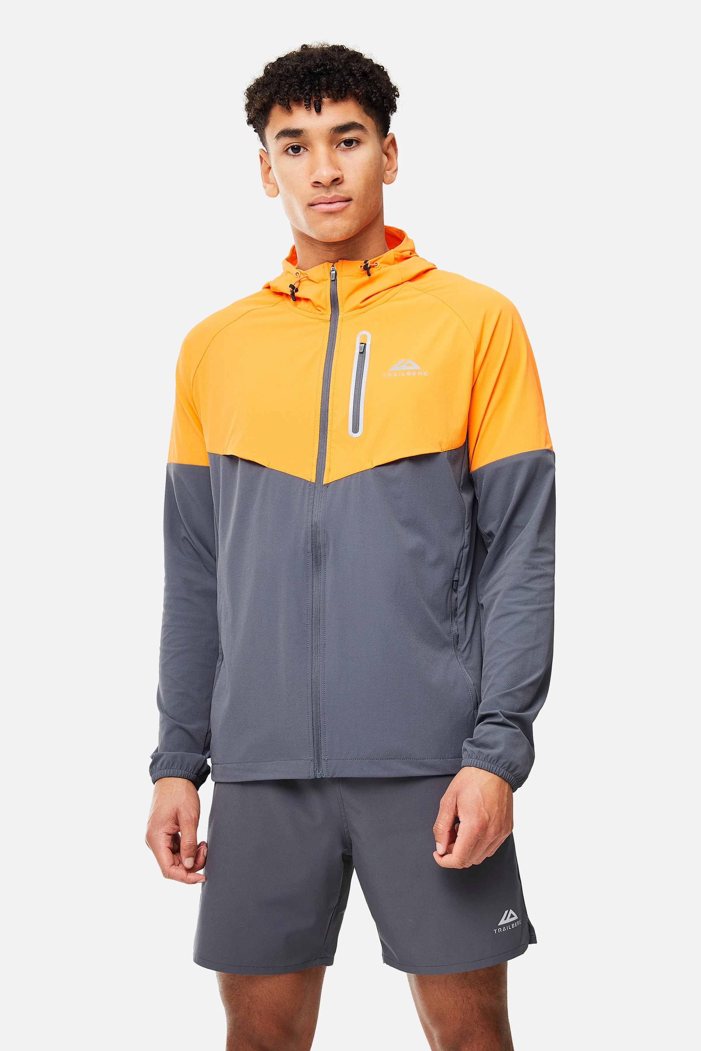 SS25 Cloud Hood - Orange Burst/Iron Grey sold by Trailberg