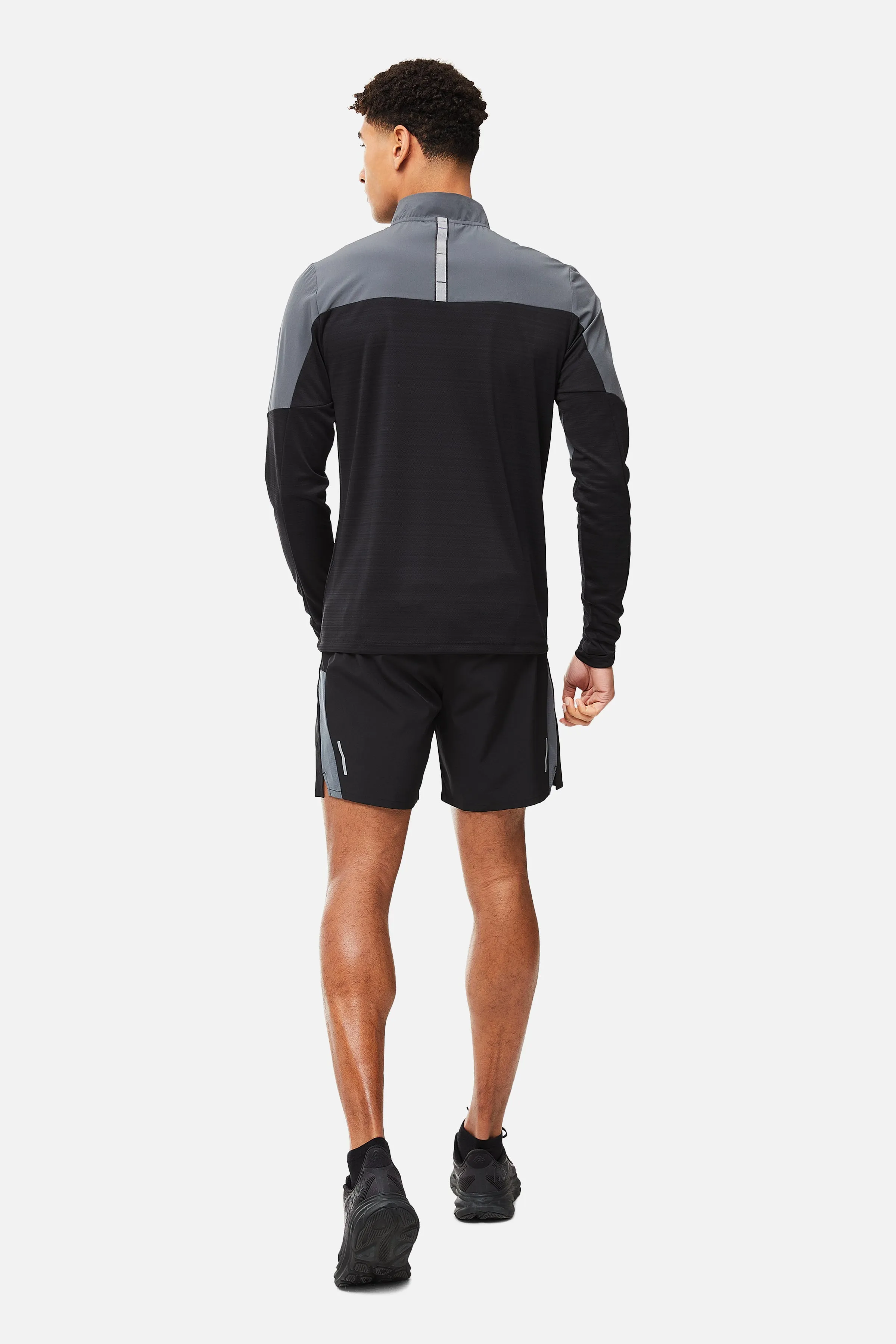 SS25 Triathlon 1/4 Zip - Black/Iron Grey sold by Trailberg product image thumbnail 5