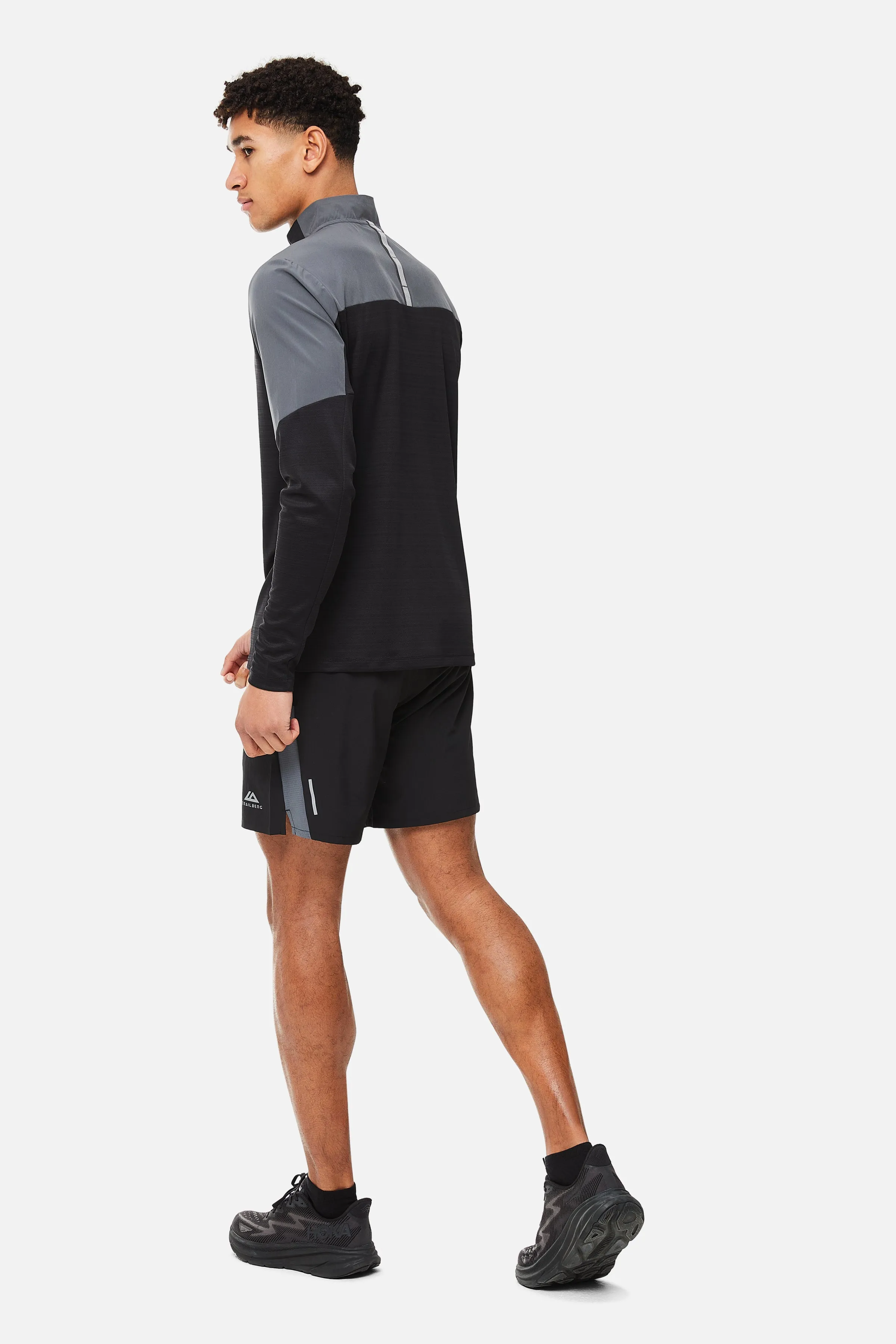 SS25 Triathlon 1/4 Zip - Black/Iron Grey sold by Trailberg product image thumbnail 4