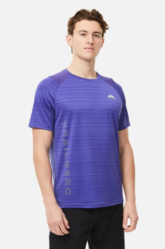 SS25 Triathlon Tee - Purple Iris sold by Trailberg