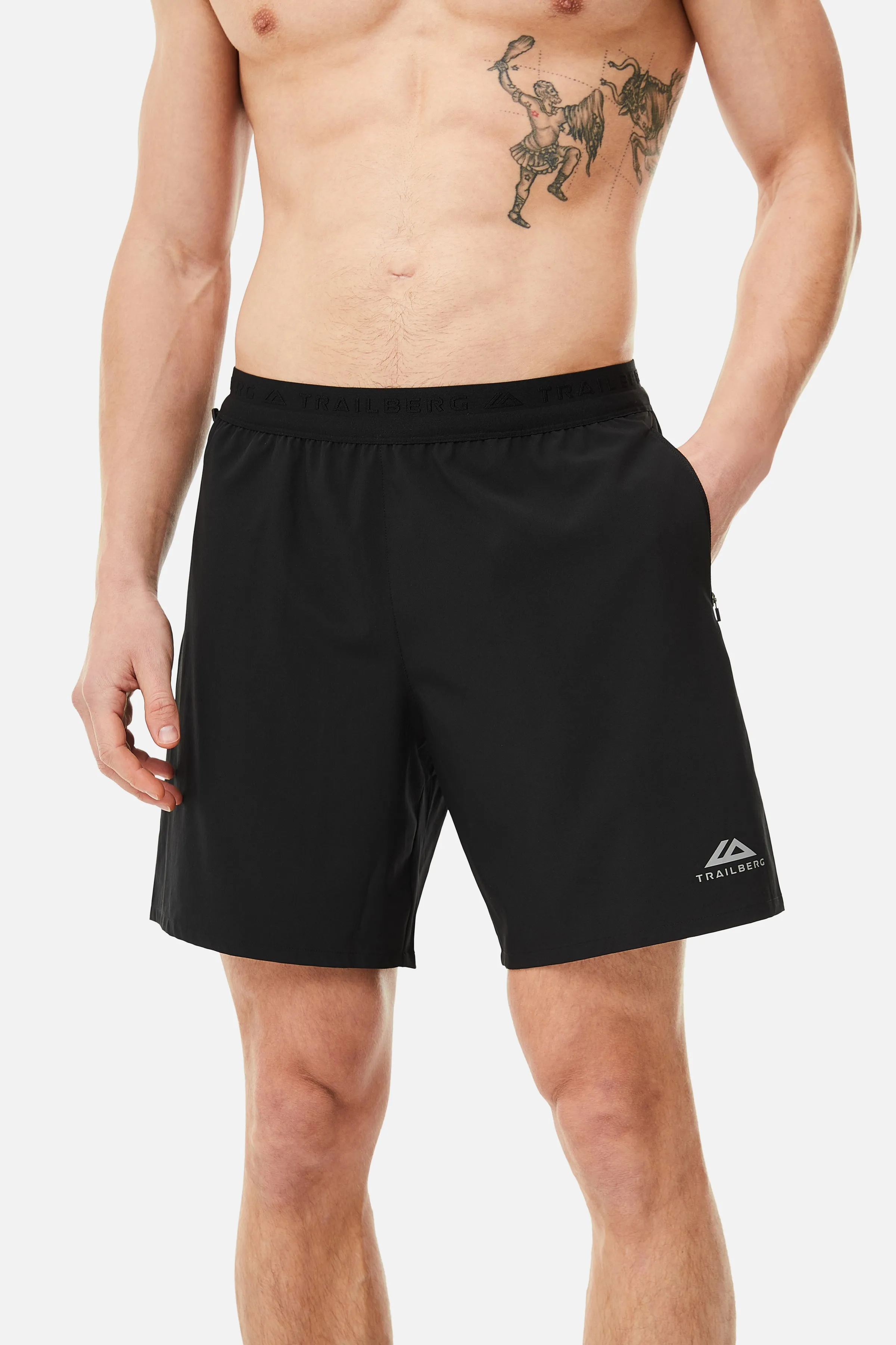 SS25 Triathlon Short - Black/Iron Grey sold by Trailberg product image thumbnail 4