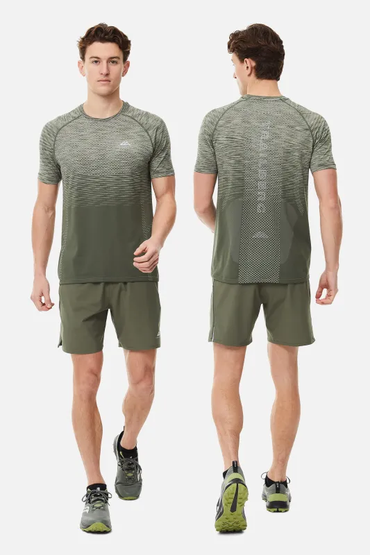 Apex Essentials Seamless Tee Twinset - Dark Fern sold by Trailberg