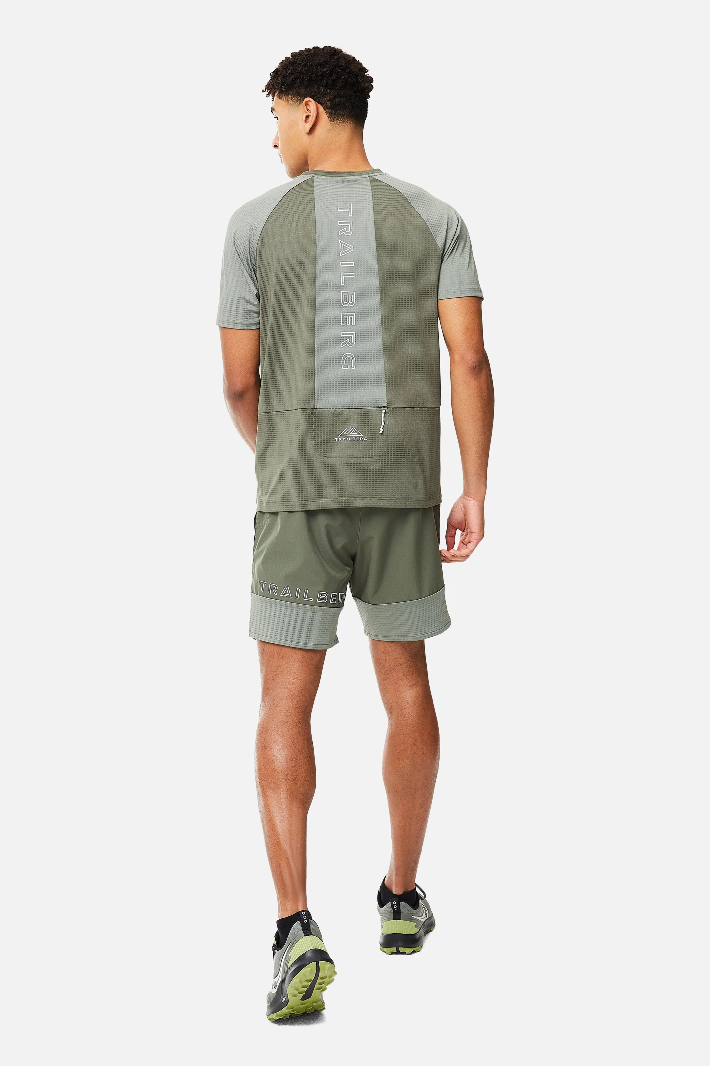 Rapid Dash Tee - Dark Fern/Pine Dust sold by Trailberg product image thumbnail 3