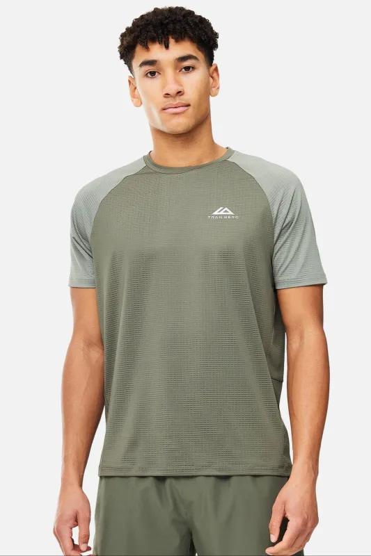 Rapid Dash Tee - Dark Fern/Pine Dust sold by Trailberg