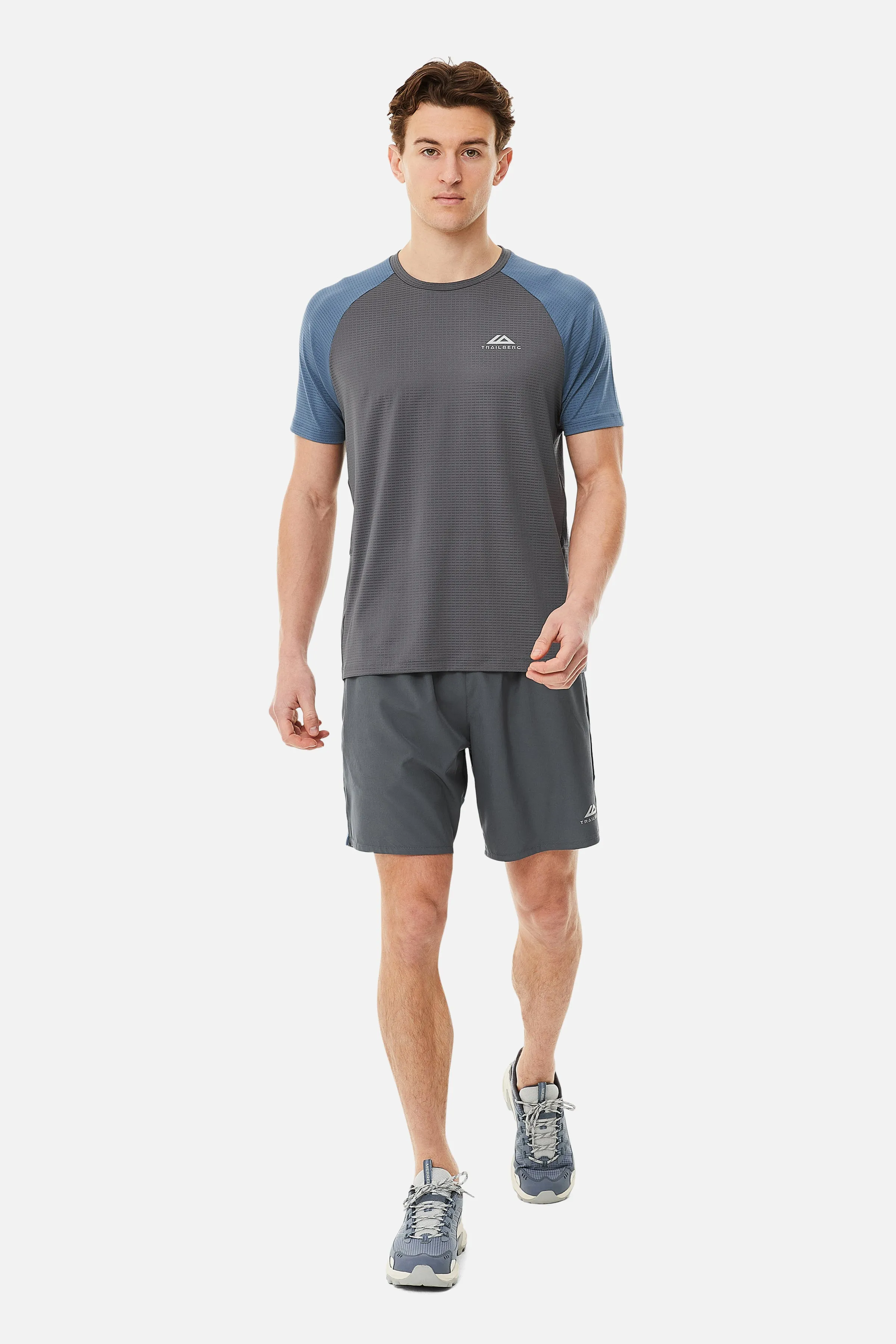 Rapid Dash Tee - Storm Grey/Lagoon sold by Trailberg product image thumbnail 4