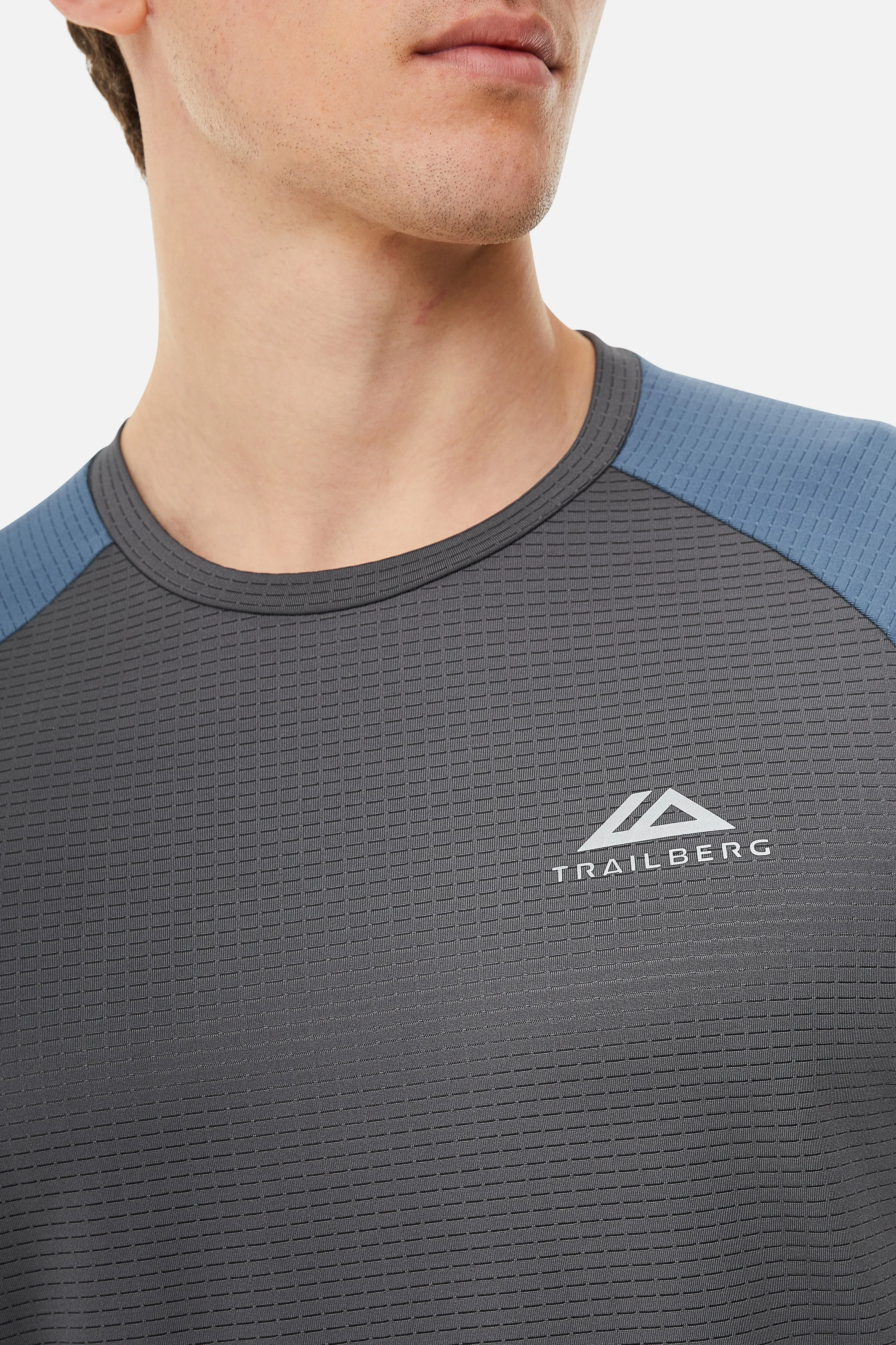 Rapid Dash Tee - Storm Grey/Lagoon sold by Trailberg product image thumbnail 3