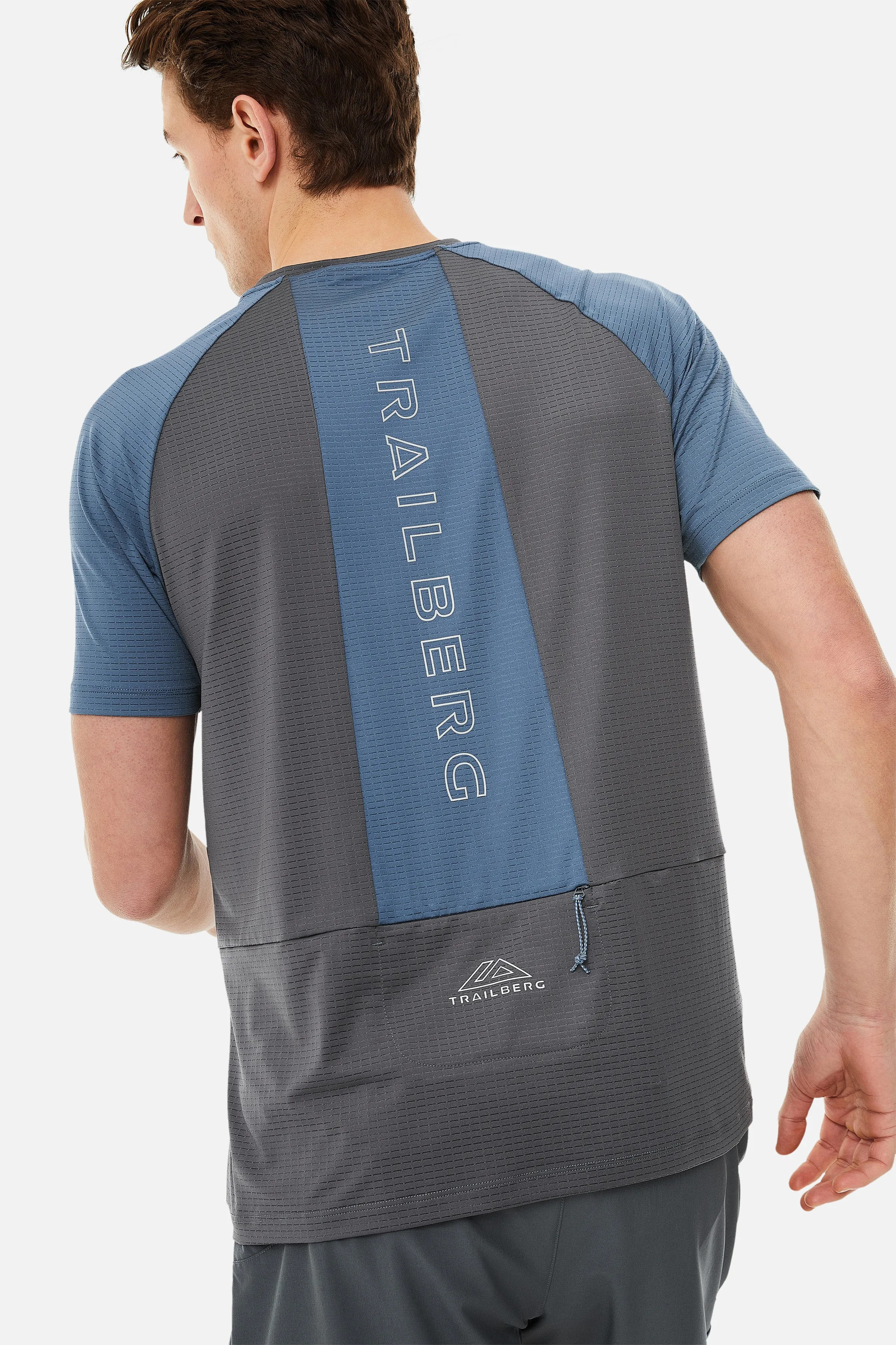 Rapid Dash Tee - Storm Grey/Lagoon sold by Trailberg product image thumbnail 2